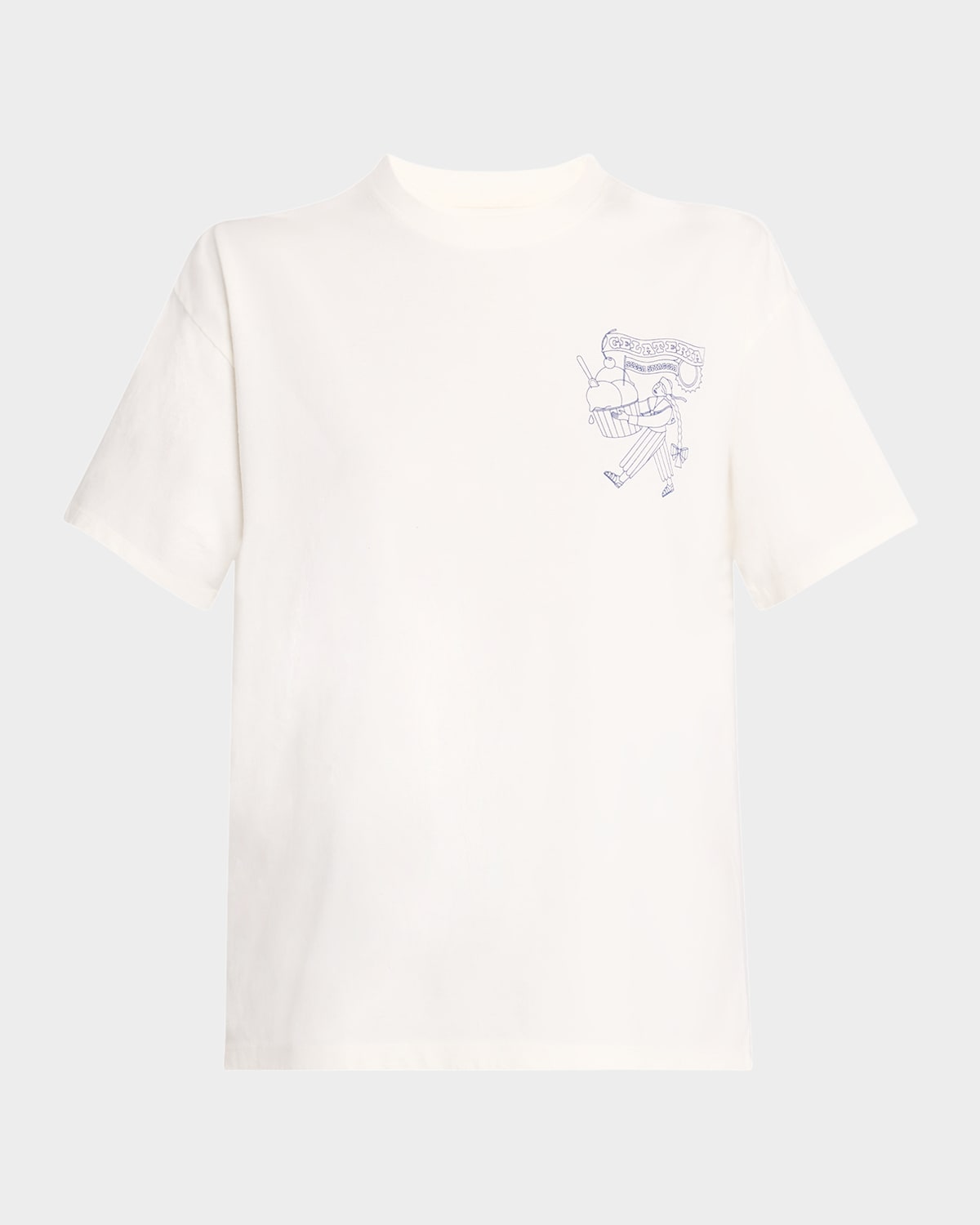 DAMSON MADDER GELATI GIRL CREWNECK BOYFRIEND TEE 