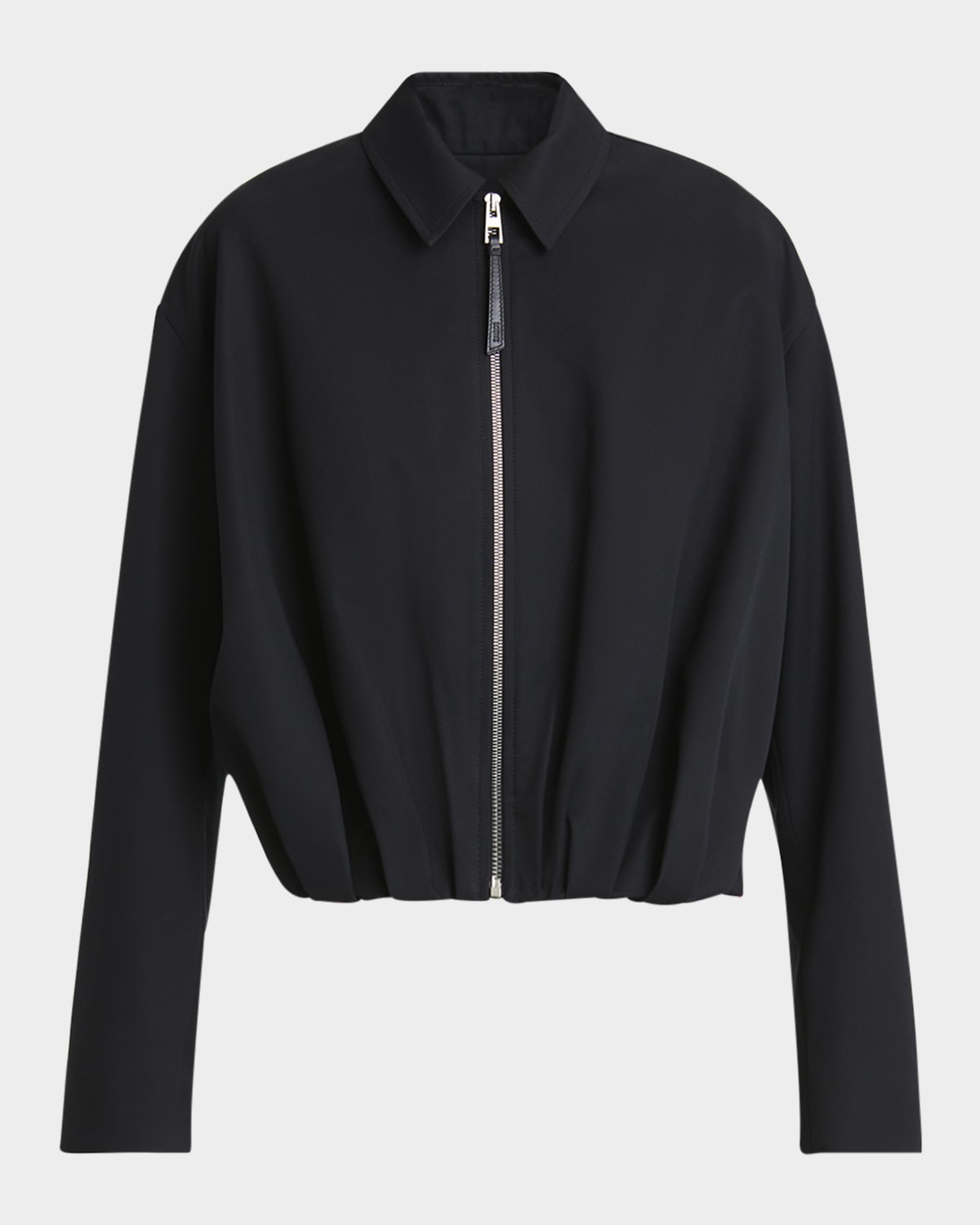 LOEWE GATHERED ZIP-UP JACKET 