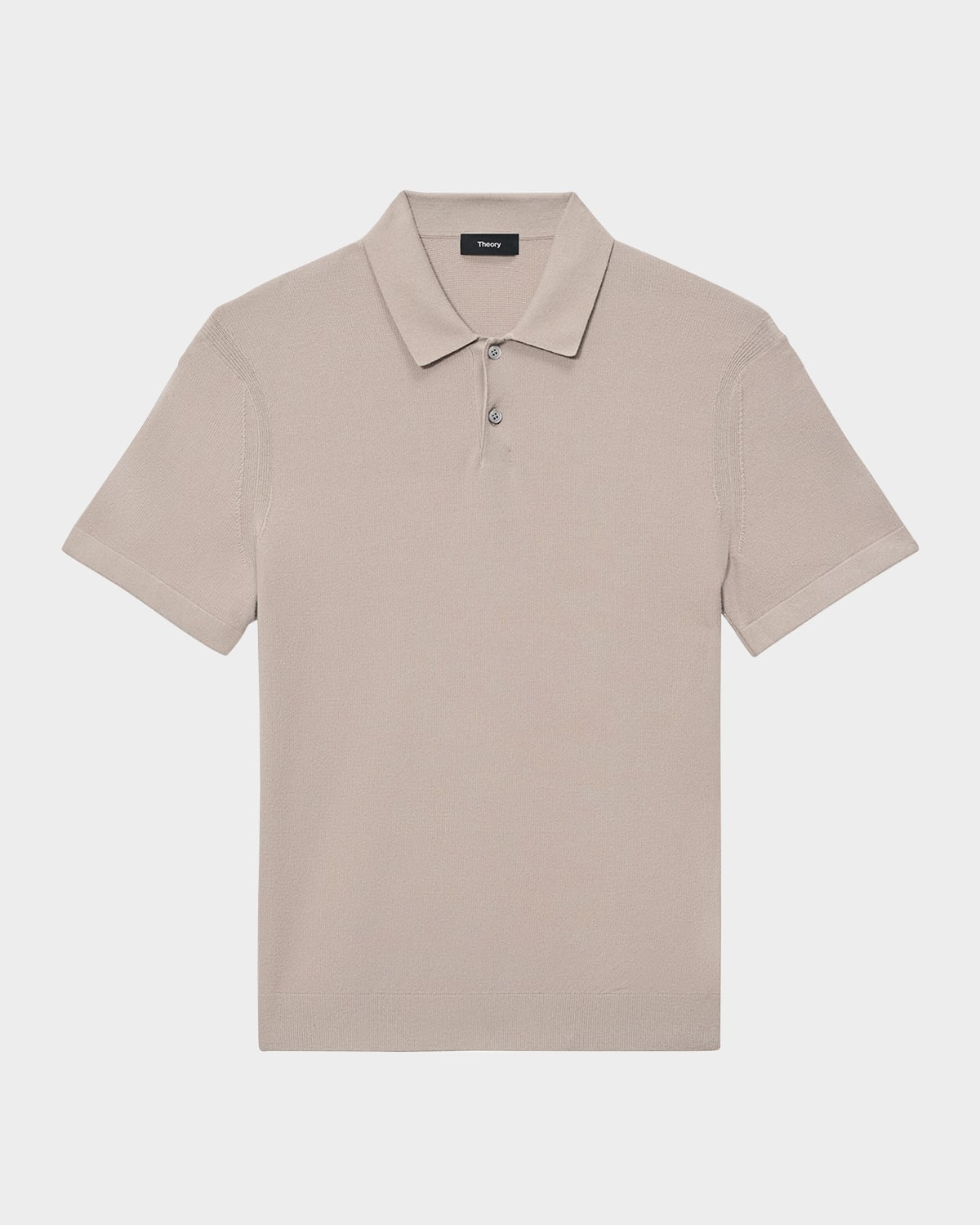 Theory Men's Goris Polo Shirt In Light Bilen In Earl Gry