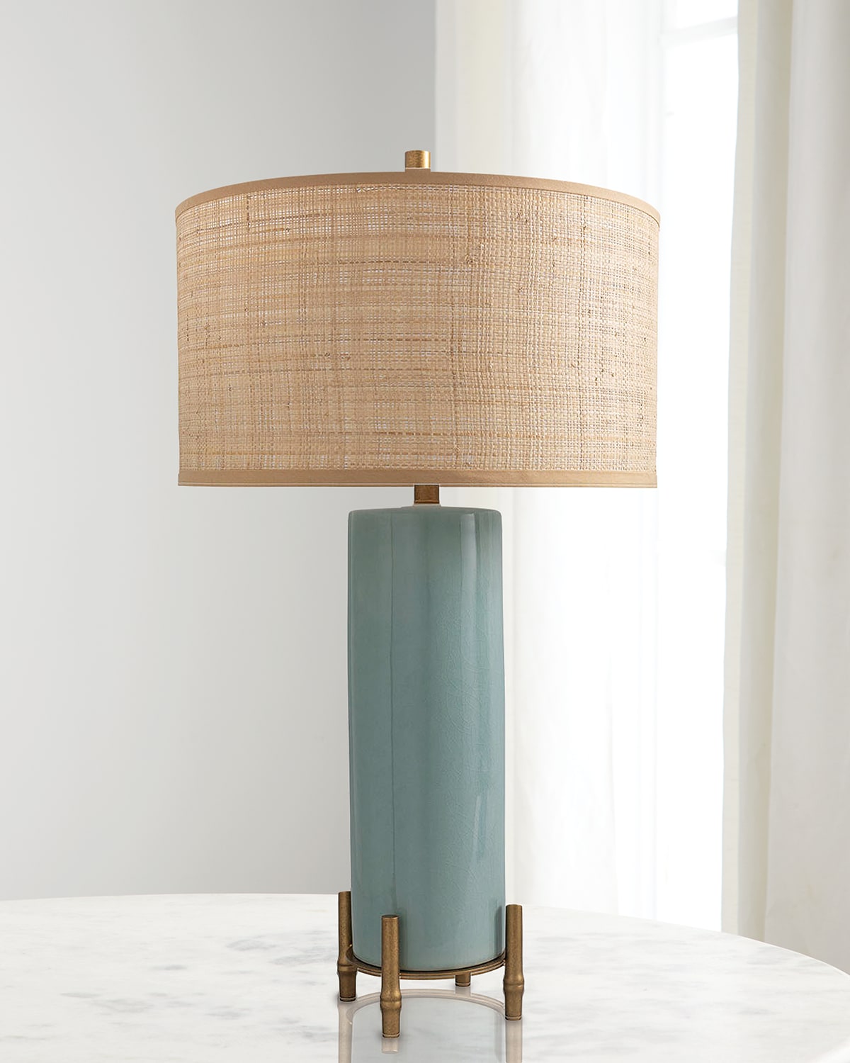 Port 68 Boca 32" Table Lamp In Multi
