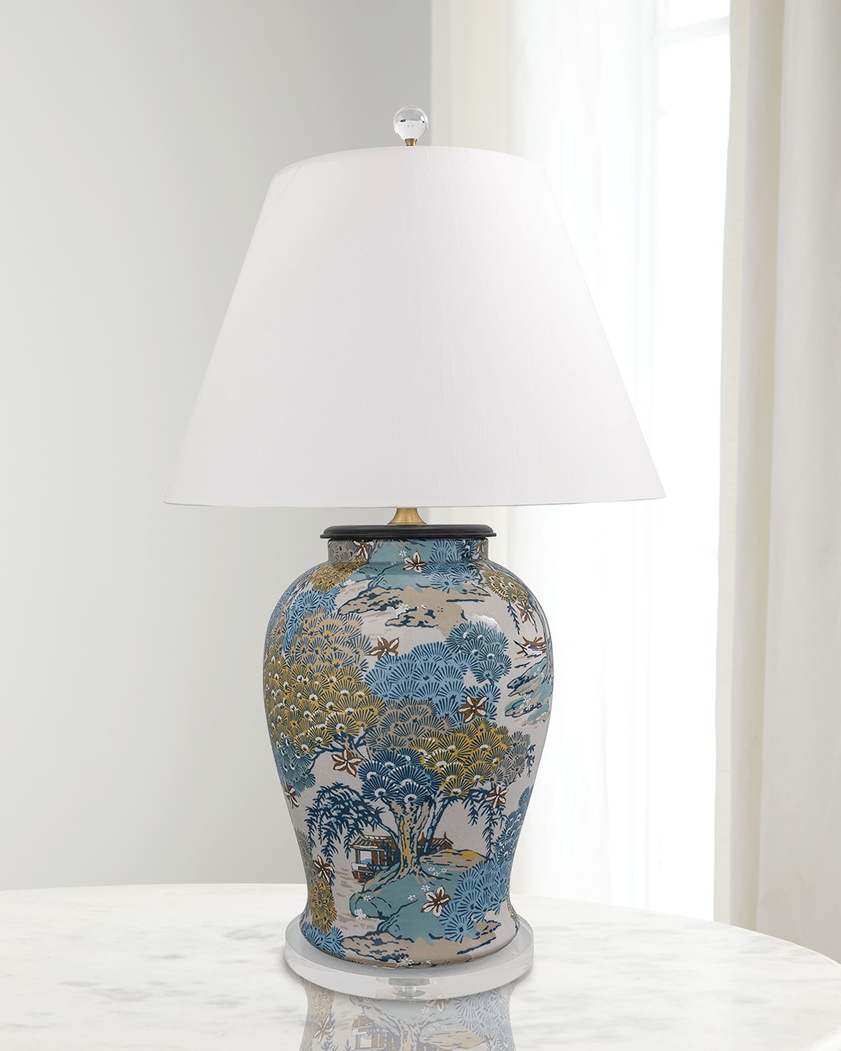 Port 68 Sea Of Trees 36" Table Lamp In Multi
