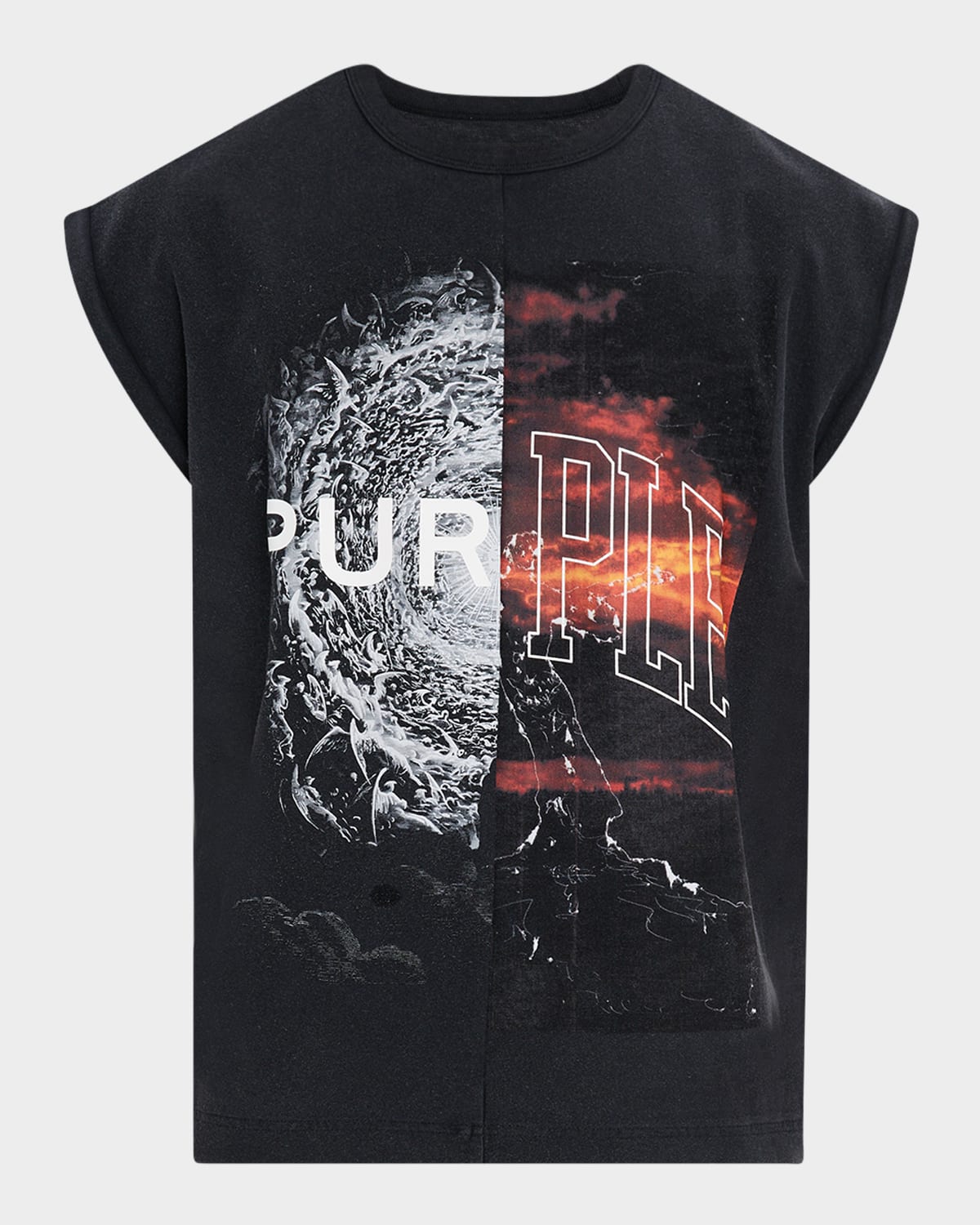 Men's Oversized Jersey Sleeveless T-Shirt