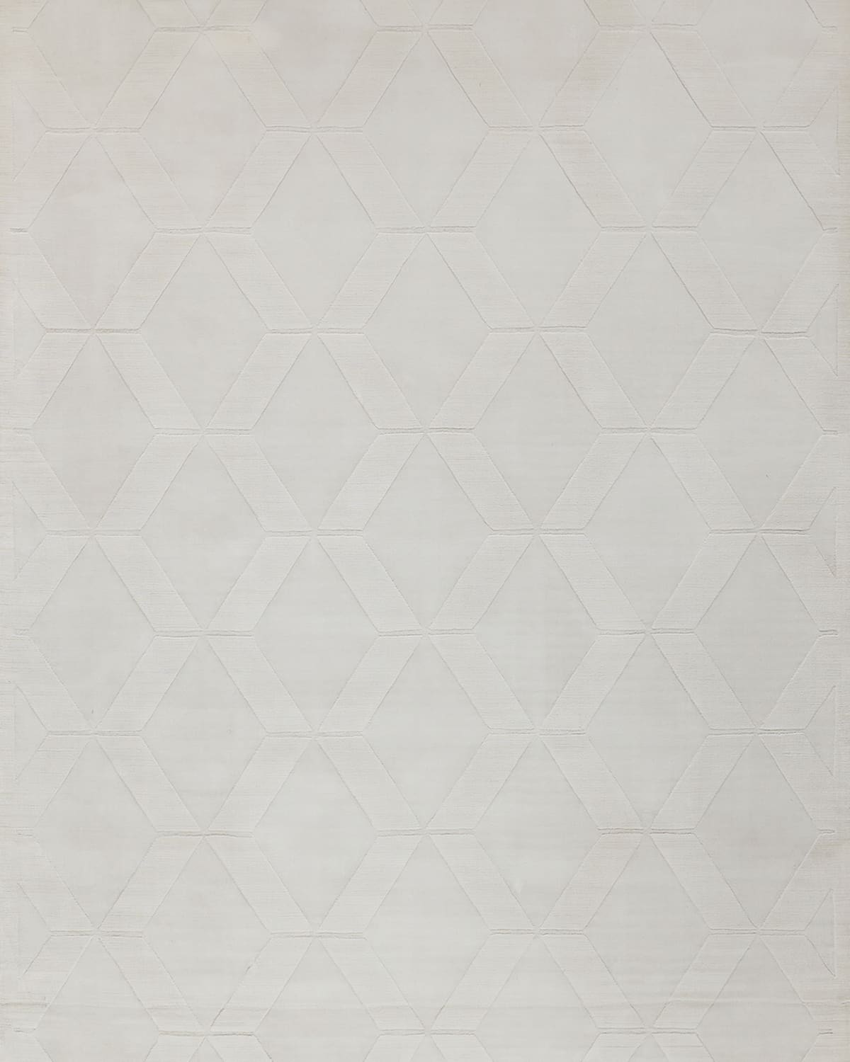 Exquisite Rugs Brunello Hand-loomed White Rug, 8' X 10' In White