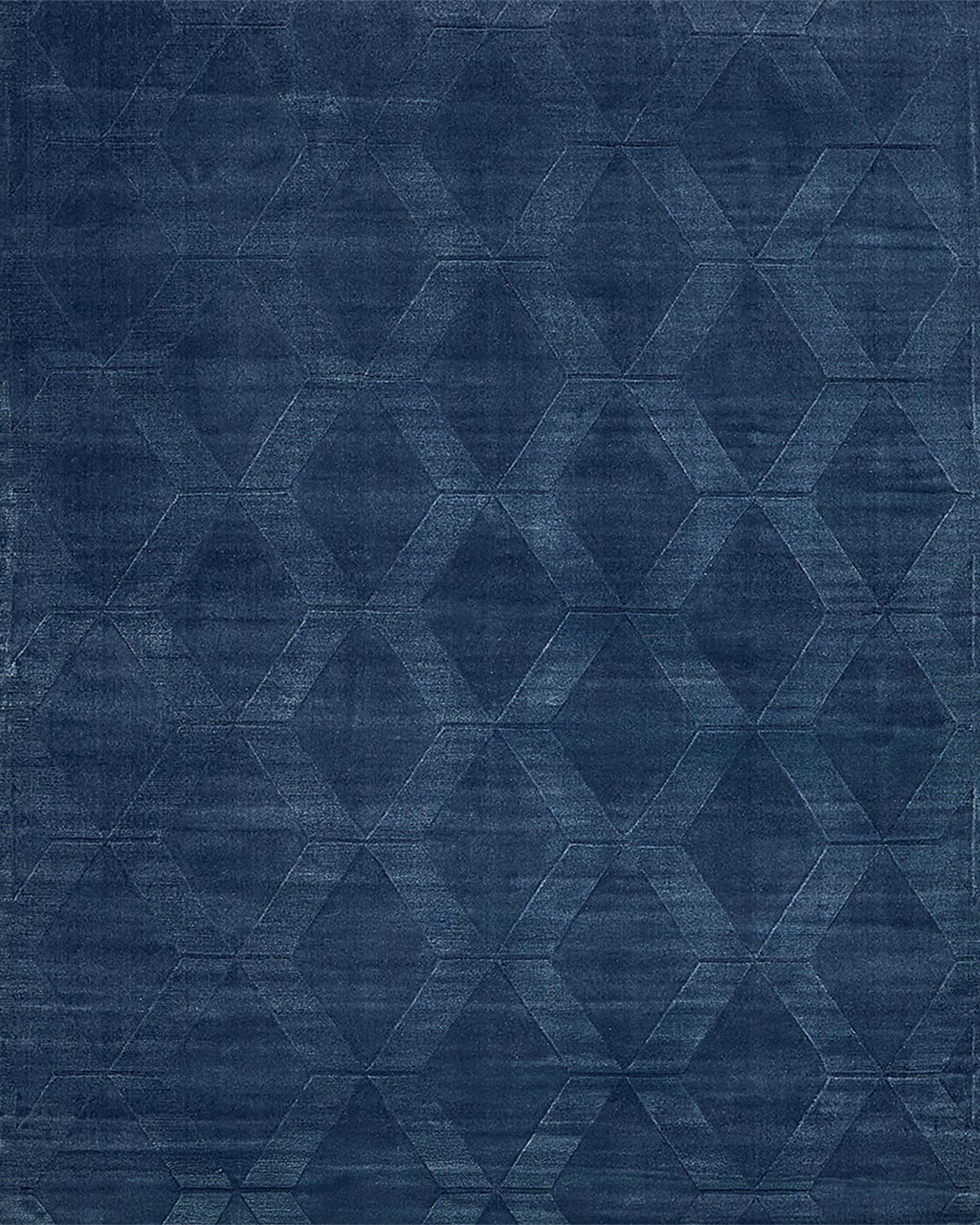 Exquisite Rugs Brunello Hand-loomed Navy Rug, 12' X 15' In Navy