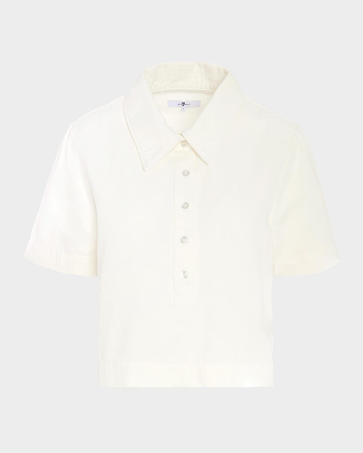 Short-Sleeve Polo Top