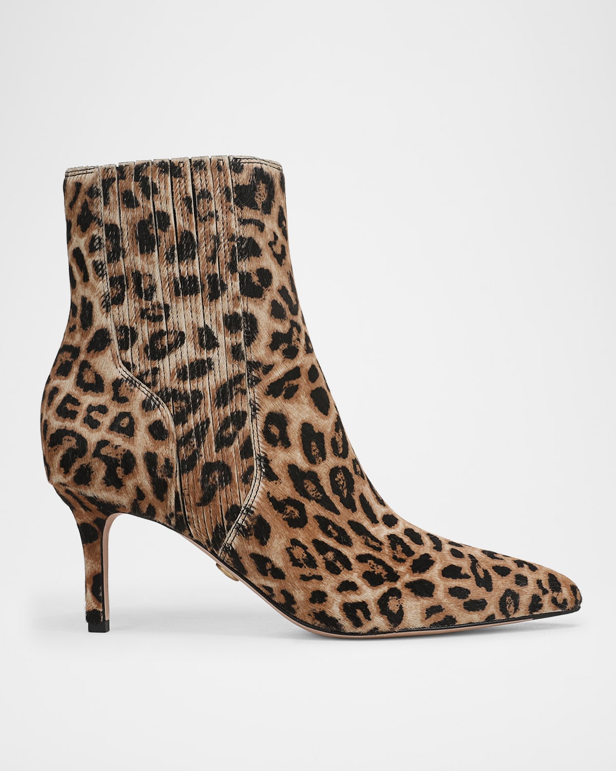 Veronica Beard Leopard-print Pony Hair Chelsea Ankle Booties In Brown