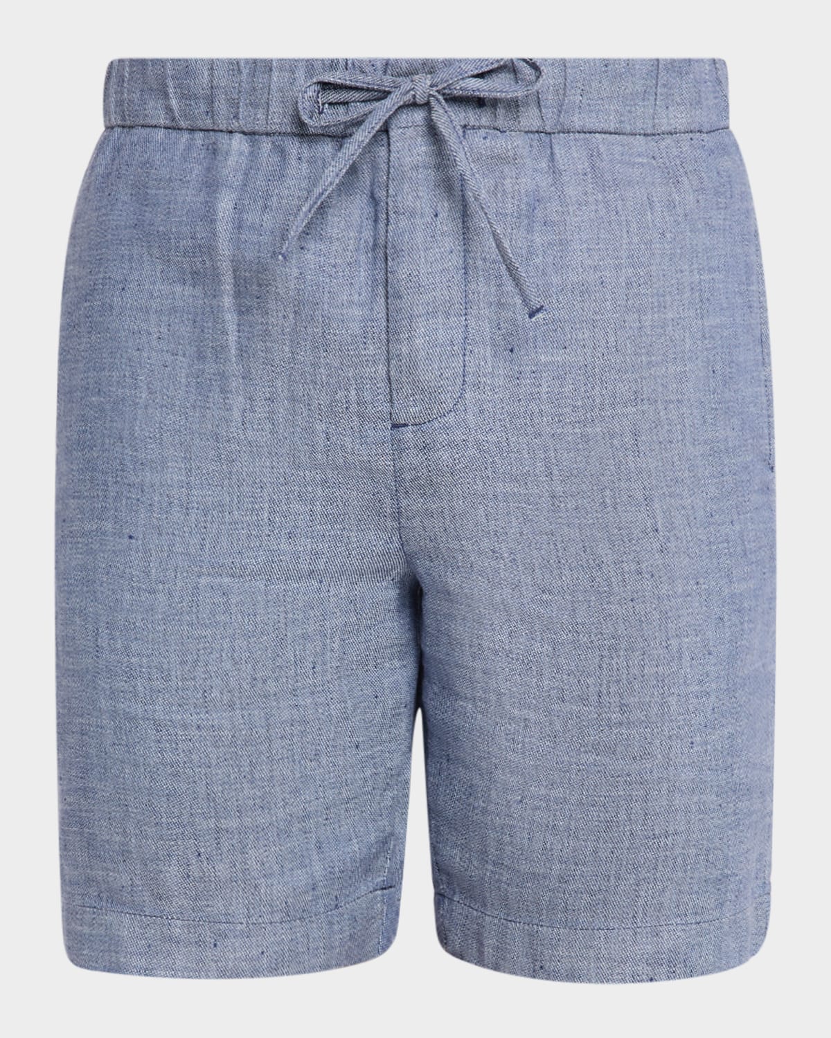 Frescobol Carioca Men's Felipe Linen And Cotton Drawstring Shorts