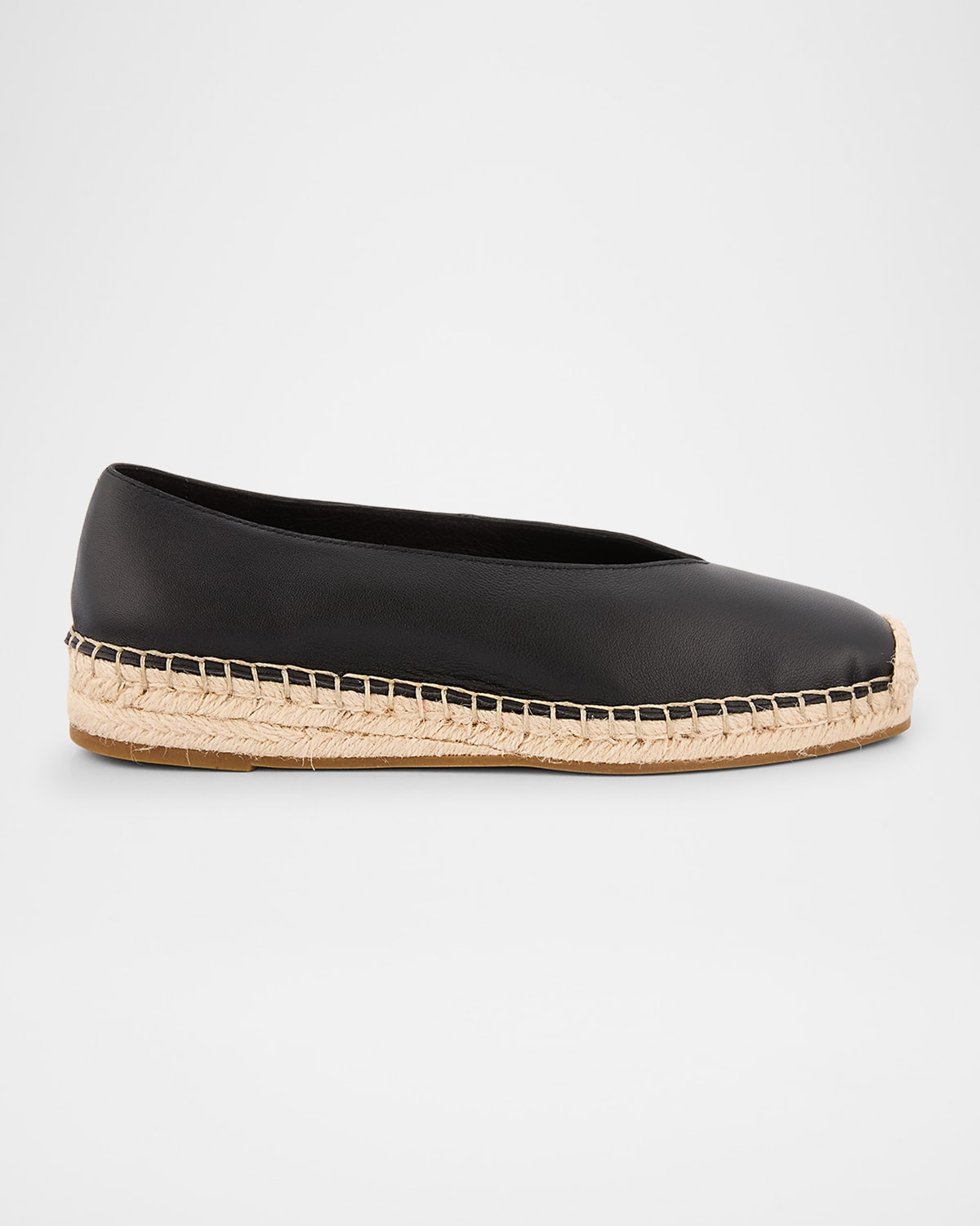Petals Leather Espadrilles