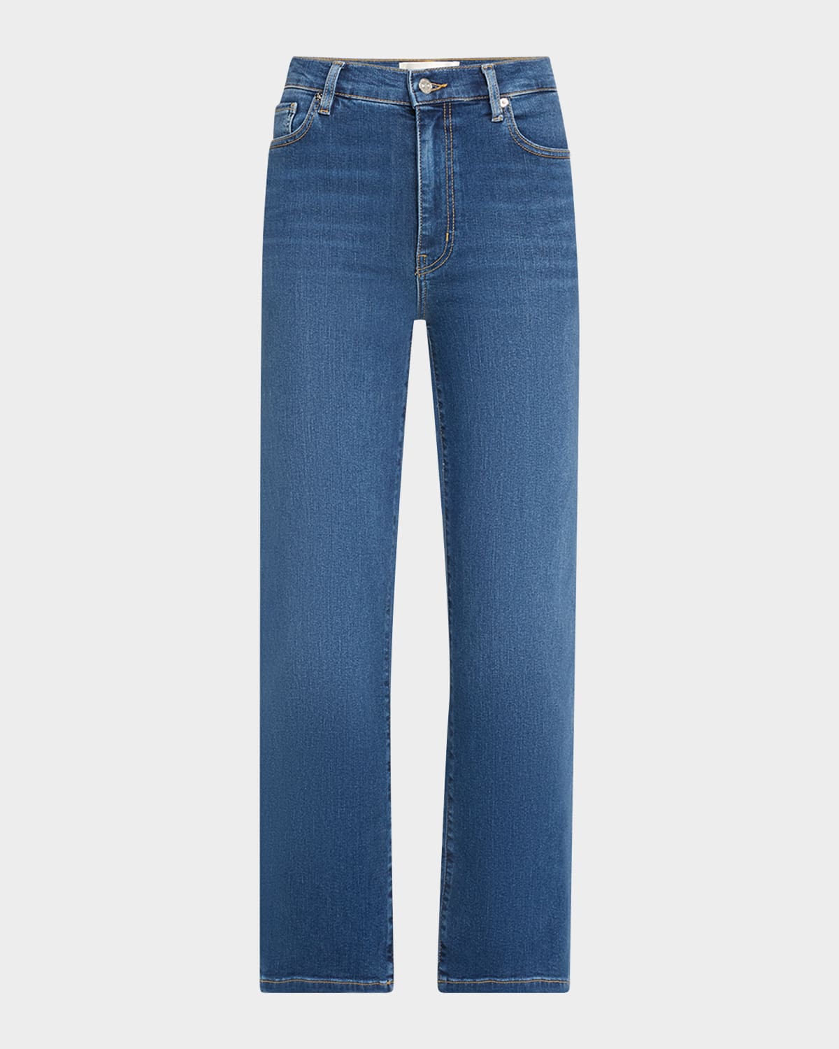 Frame Le Sleek High Waist Ankle Straight Leg Jeans In Tribute