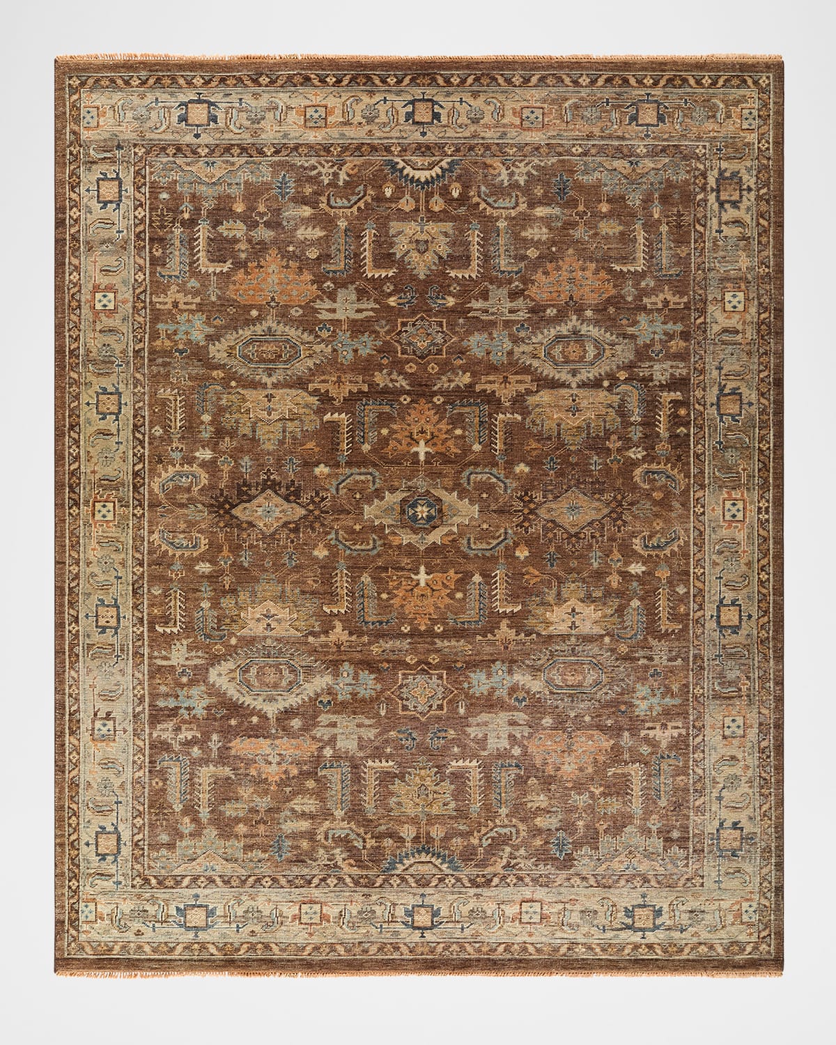 Surya Rugs Bijar Hand-knotted Rug, 9' X 12' In Brown