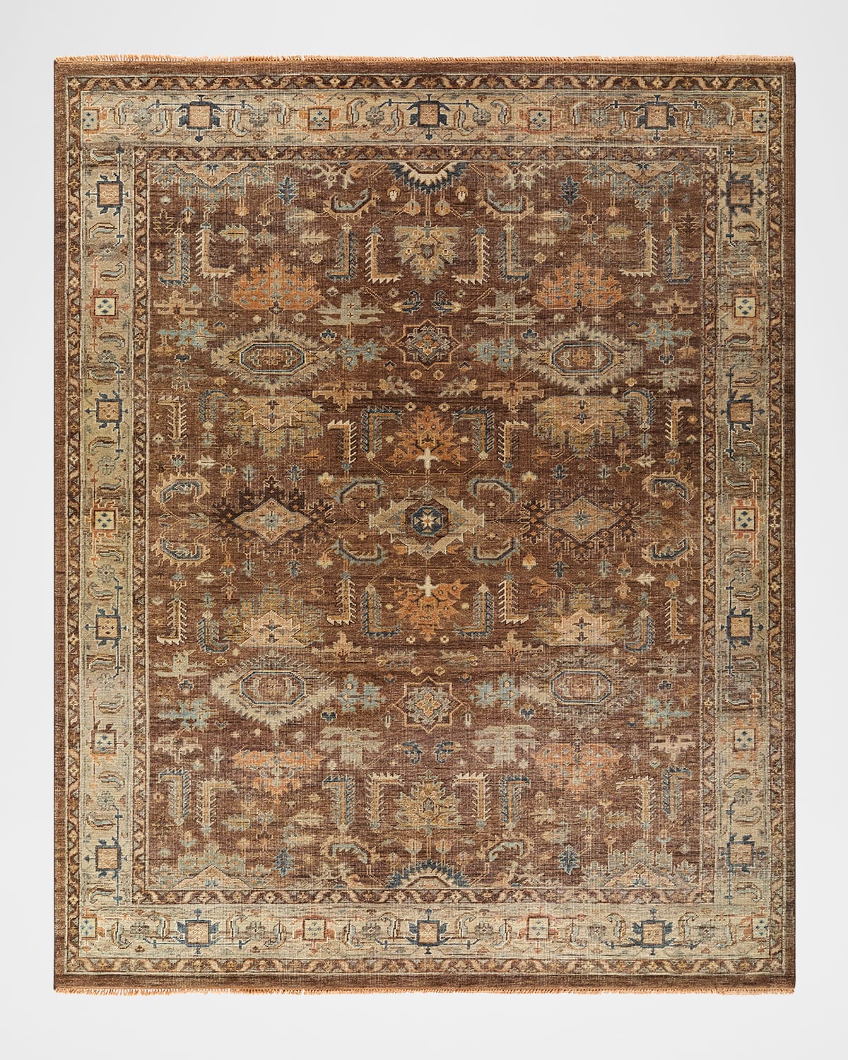 Surya Rugs Bijar Hand-knotted Rug, 6' X 9' In Brown