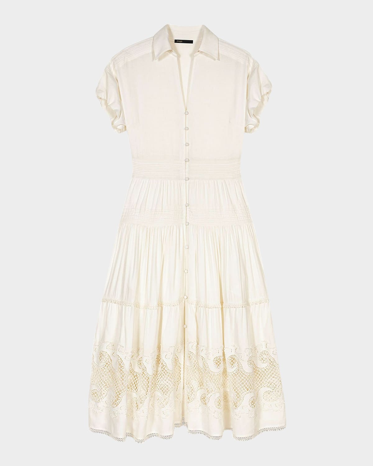 Maje Roitine Midi Shirtdress