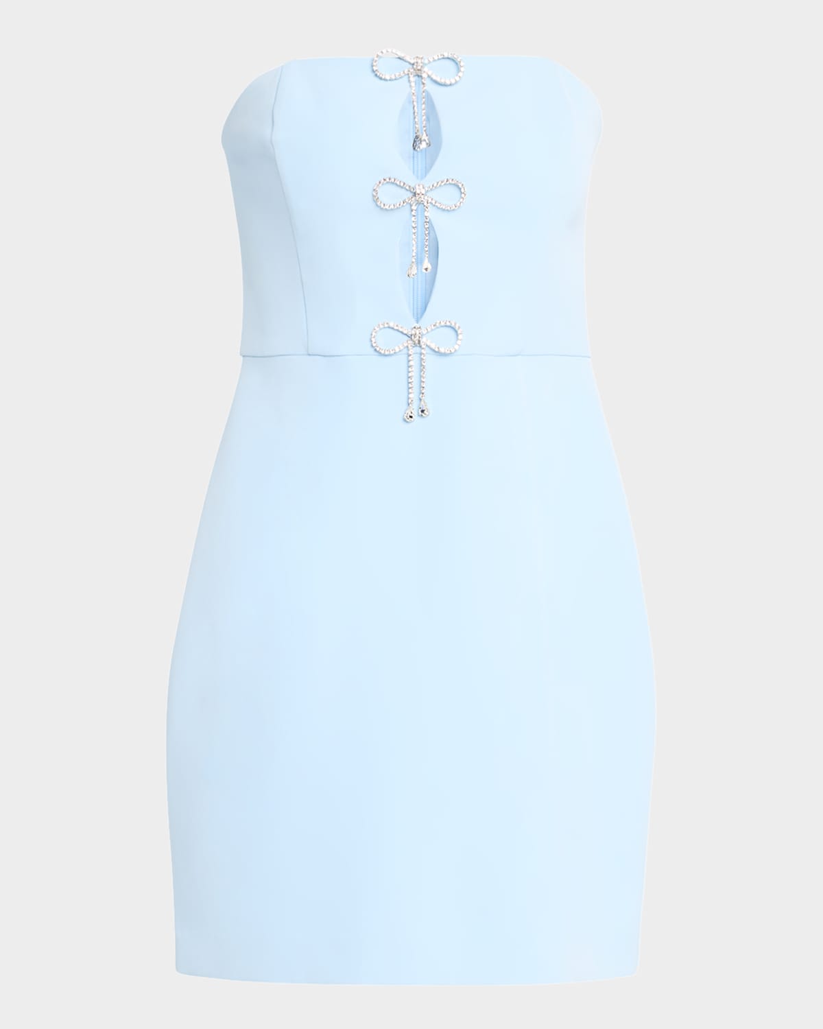 Dakota Strapless Bow-Embellished Mini Dress
