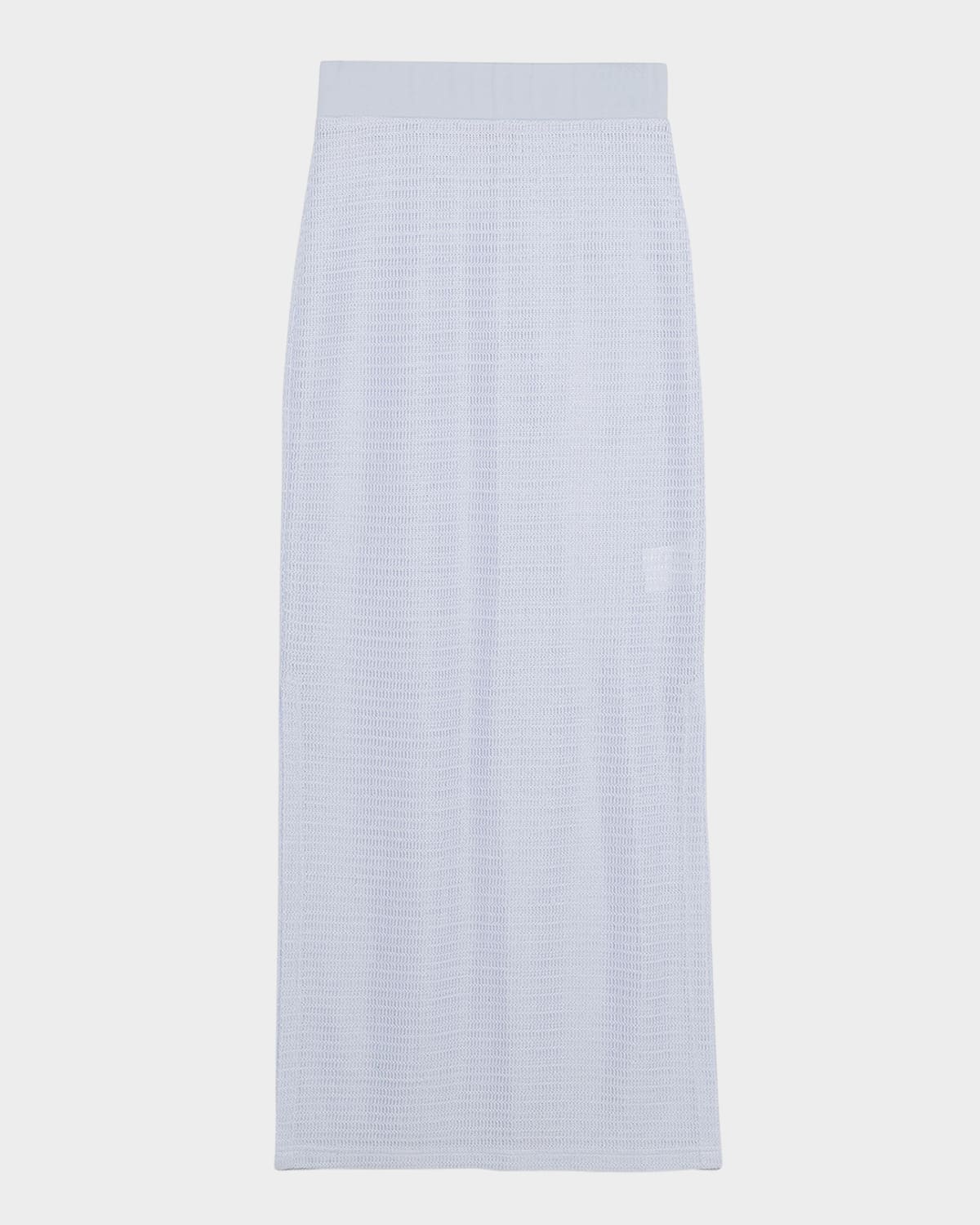Simkhai Nicky Knit Midi Skirt In Periwinkle Sky