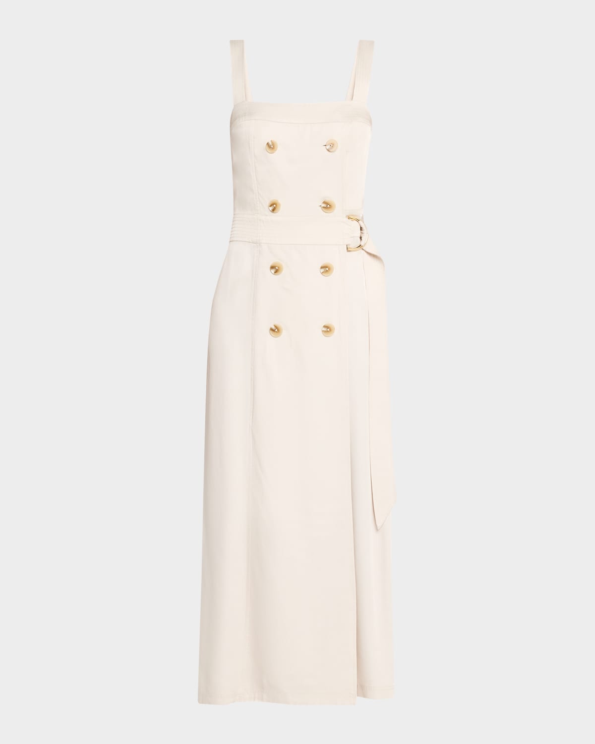 Shop Ramy Brook Lyla Belted Midi Dress In Sandstone