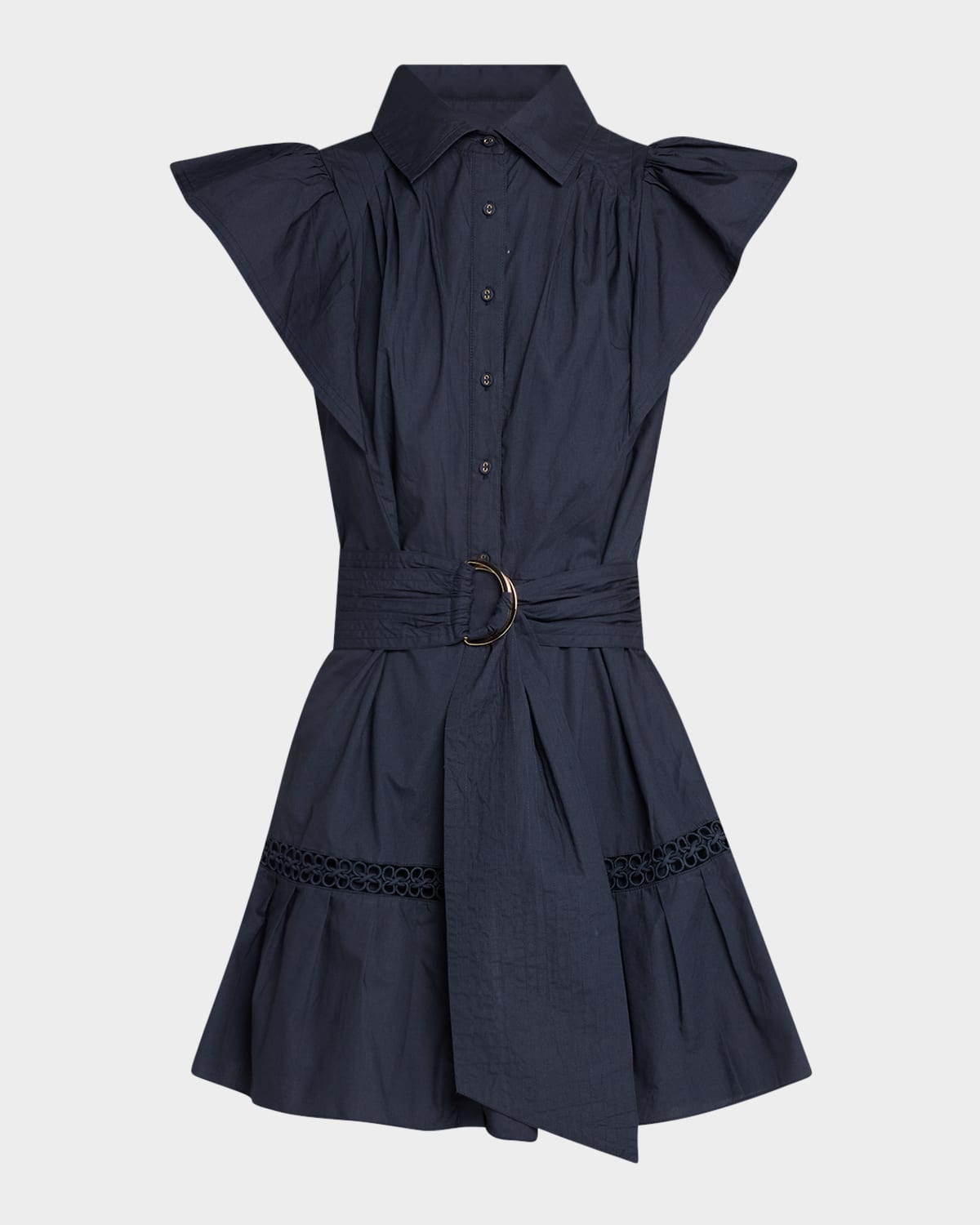 RAMY BROOK EMBROIDERED MARCELINE MINI DRESS 