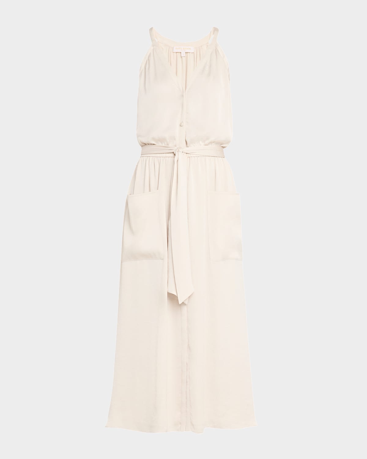 RAMY BROOK AMELIA BELTED MIDI SKIRT 