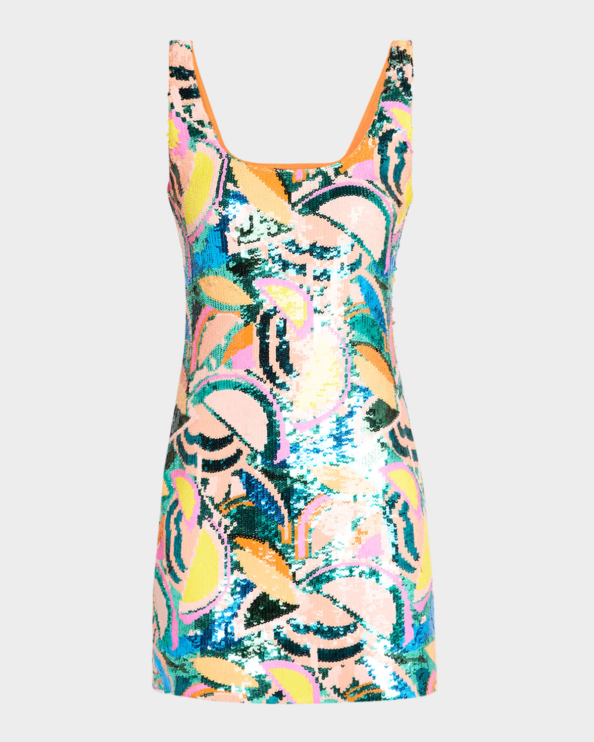 Shop Ramy Brook Miller Sequined Mini Dress In Royale Blue Sequin