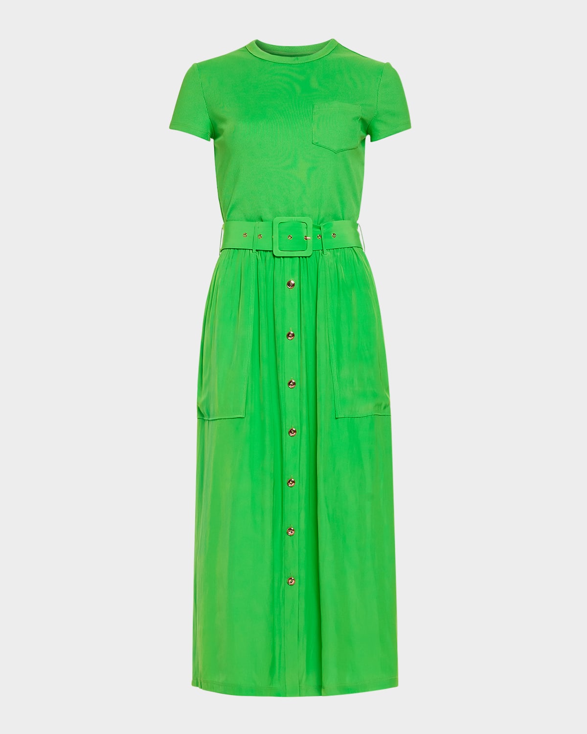 RAMY BROOK SYLVIE BELTED MIDI DRESS 