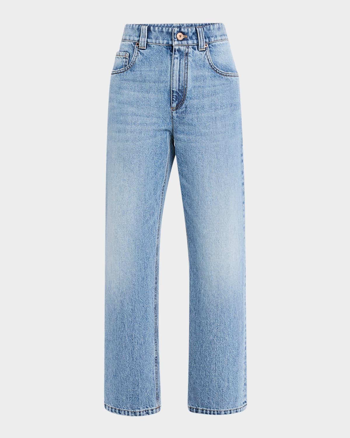 Brunello Cucinelli High-rise Straight Jeans