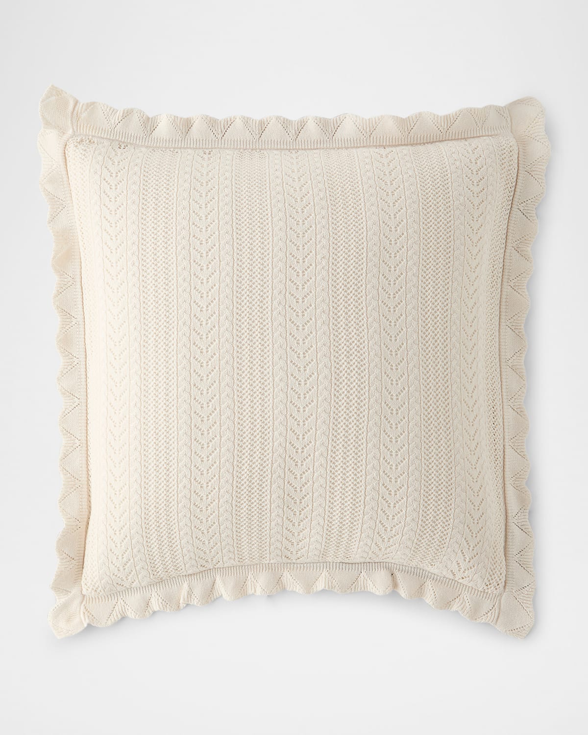 Polo Ralph Lauren Estelle Decorative Pillow, 18" Square In Prchmnt Cr
