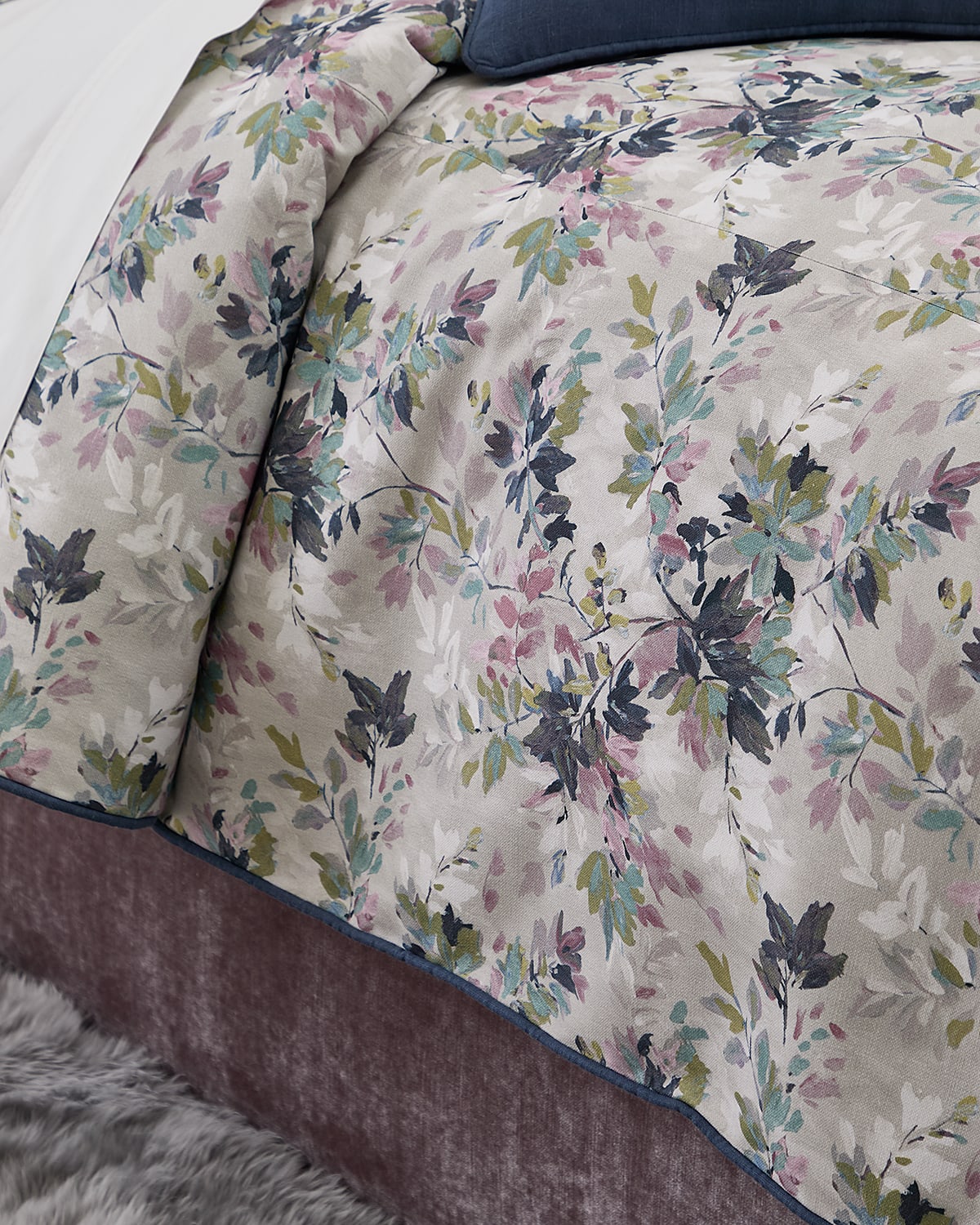 Sherry Kline Home Wisteria 3-piece King Comforter Set In Dove