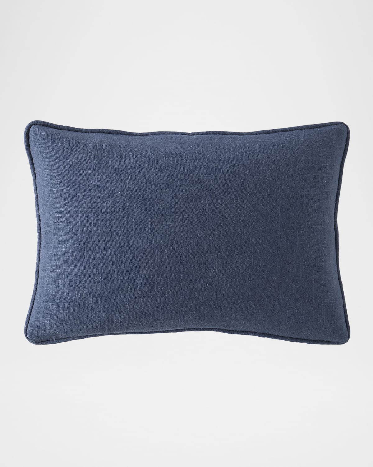 Sherry Kline Home Wisteria Solid Boudoir Pillow, 13" X 19" In Navy