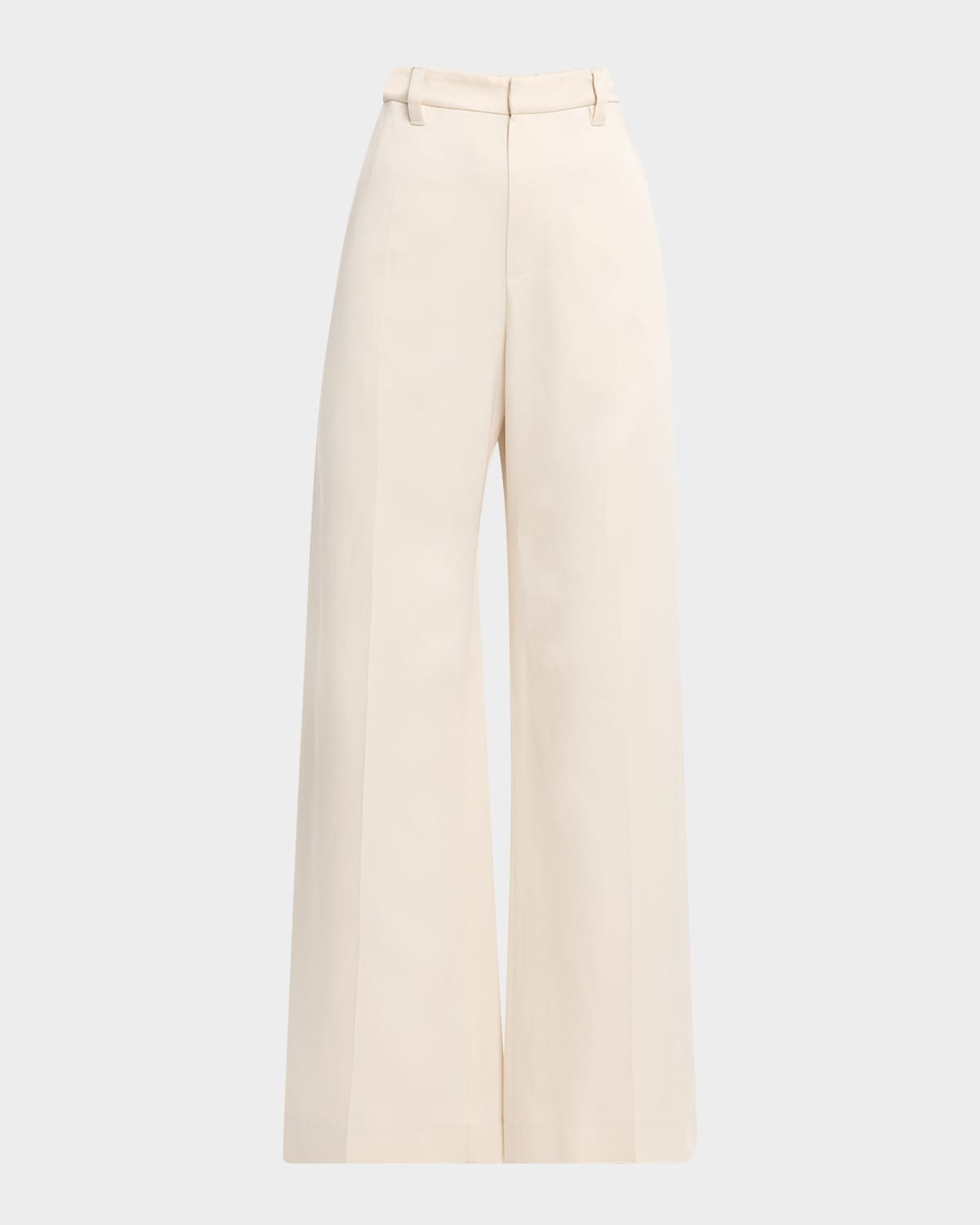 Brunello Cucinelli Satin Cady Wide-leg Pants