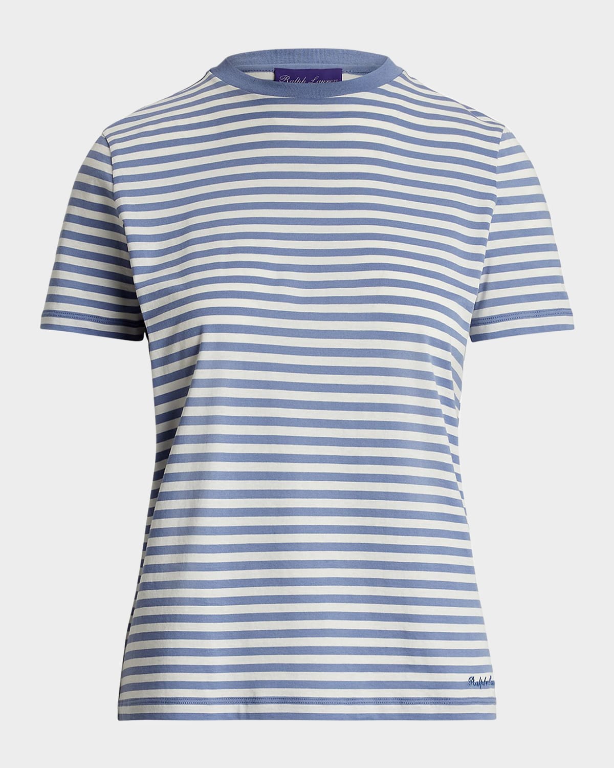 Hallie Striped Lux Cotton Jersey T-Shirt
