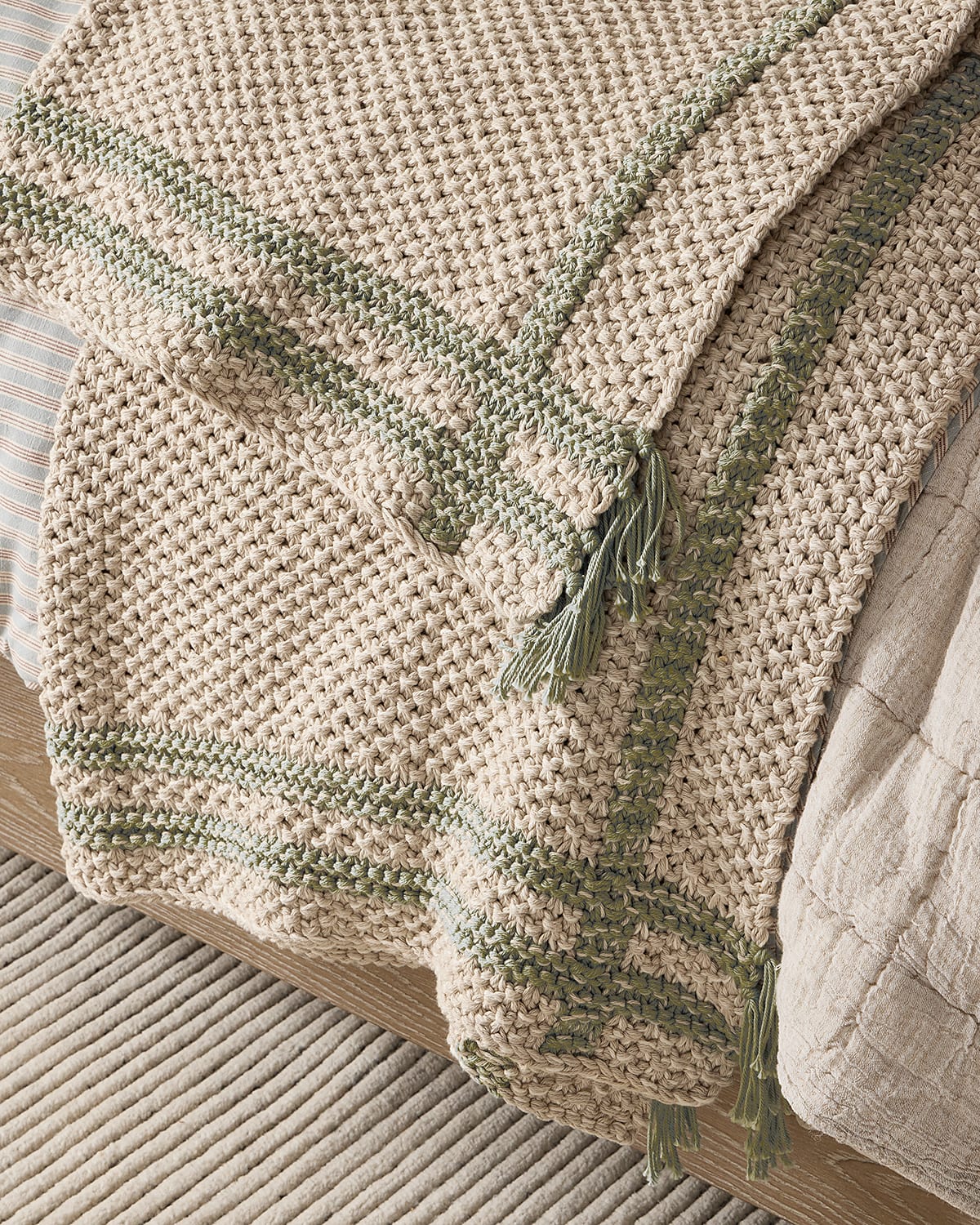 Amity Home Skye Throw, 50" X 60" In Laurel