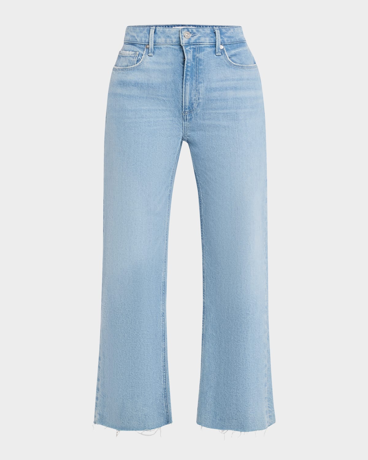 PAIGE LEENAH WIDE-LEG ANKLE JEANS 