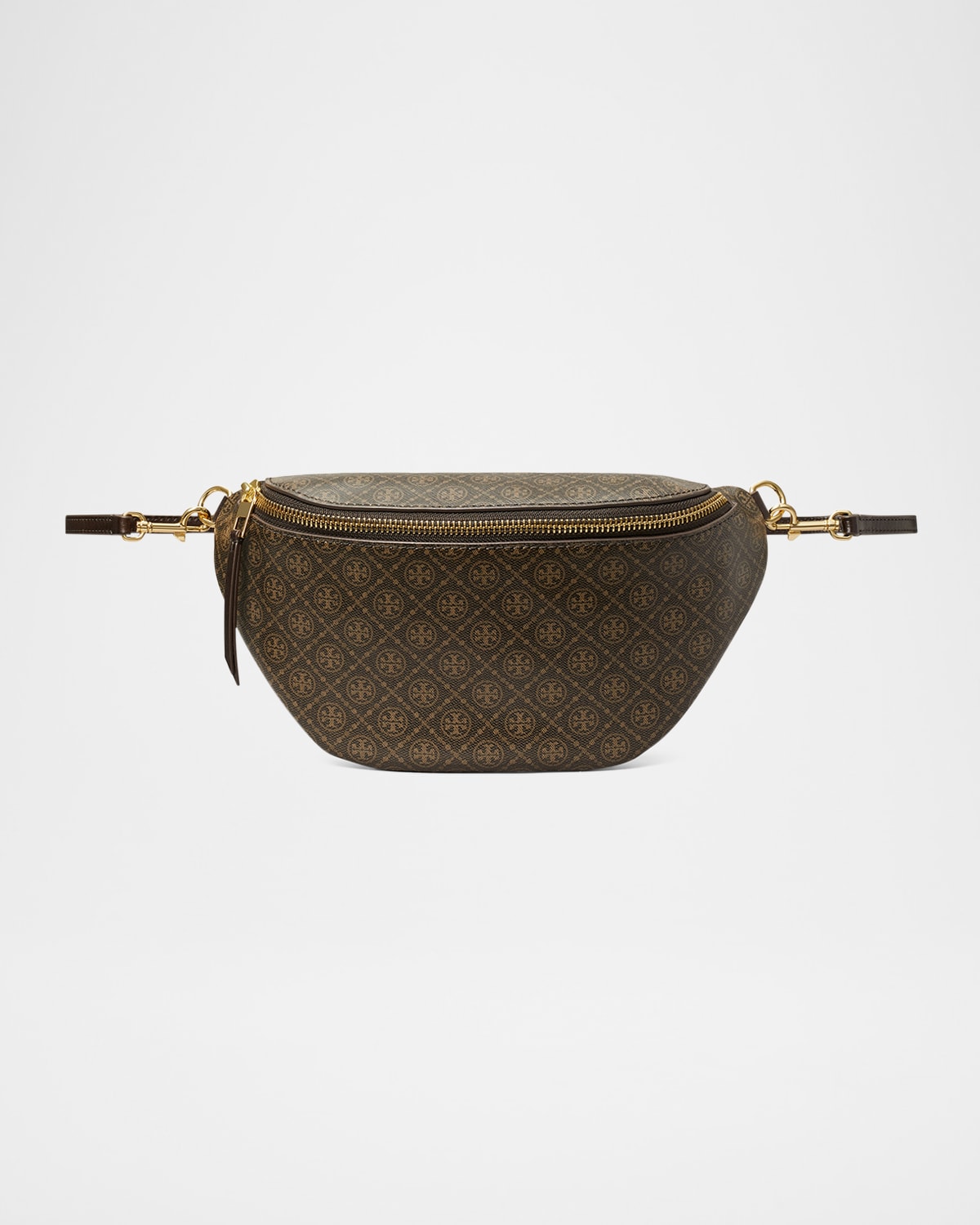 Tory Burch T Monogram Coated Canvas Belt Bag In French Press