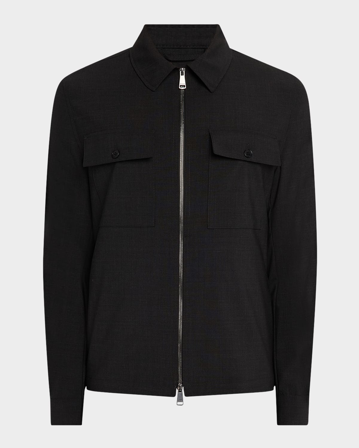 Men's Stretch Wool Overshirt