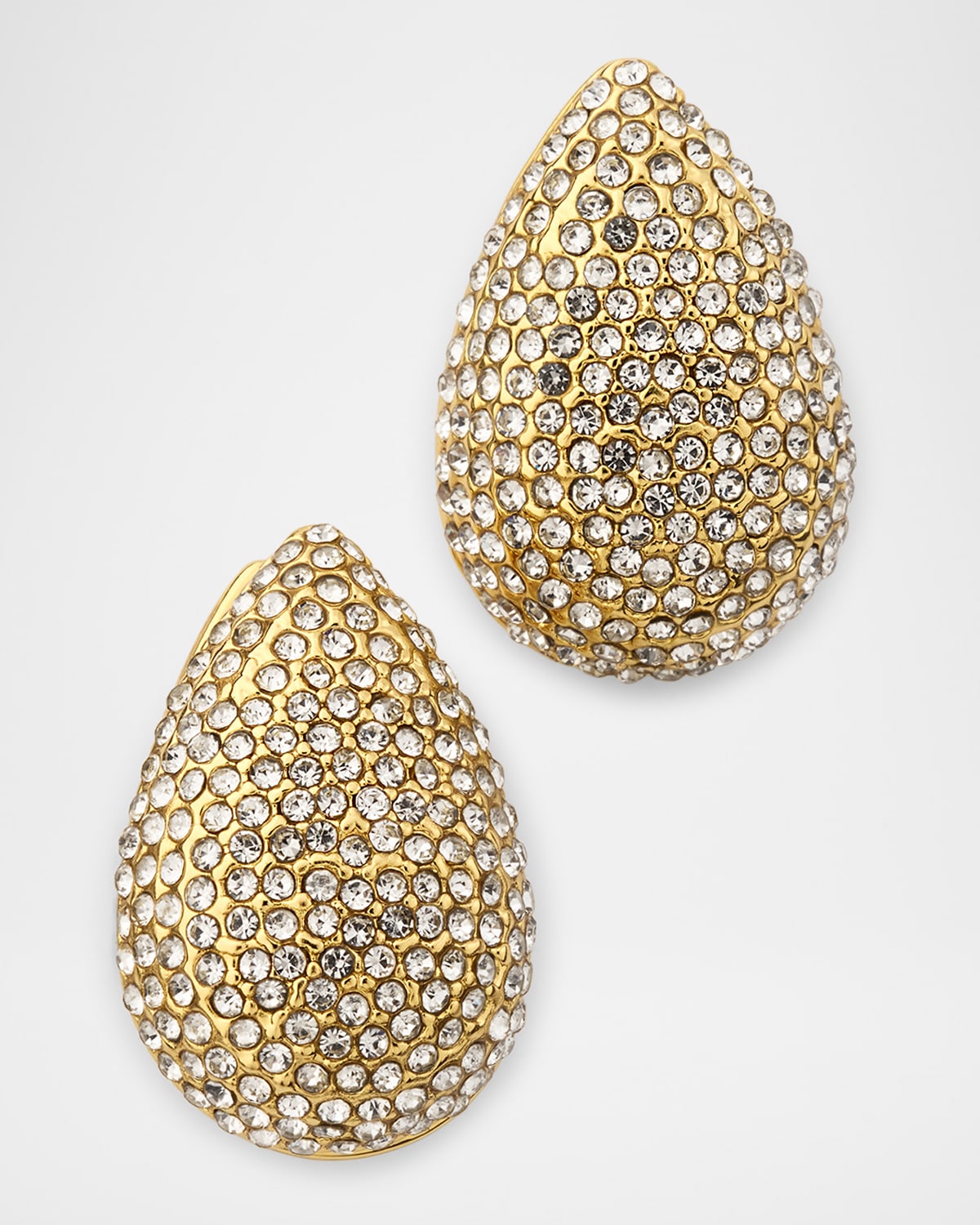 Pave Bow Stud Earrings