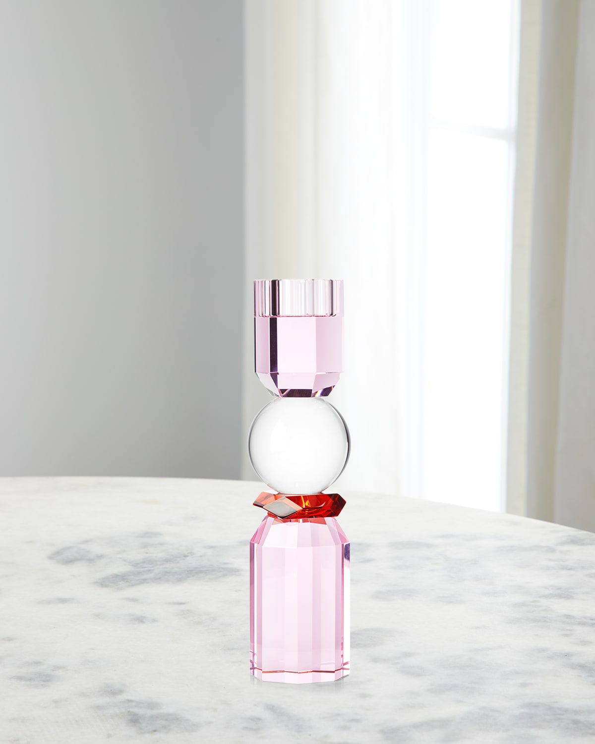 Reflections Copenhagen Memphis Tealight Holder, Rose In Pink