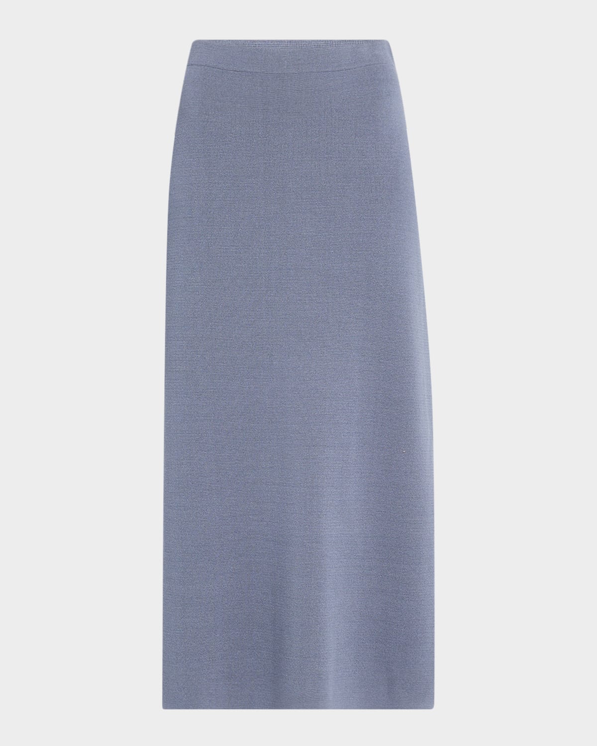 By Malene Birger Roz Straight Viscose Midi Skirt In Grisaille