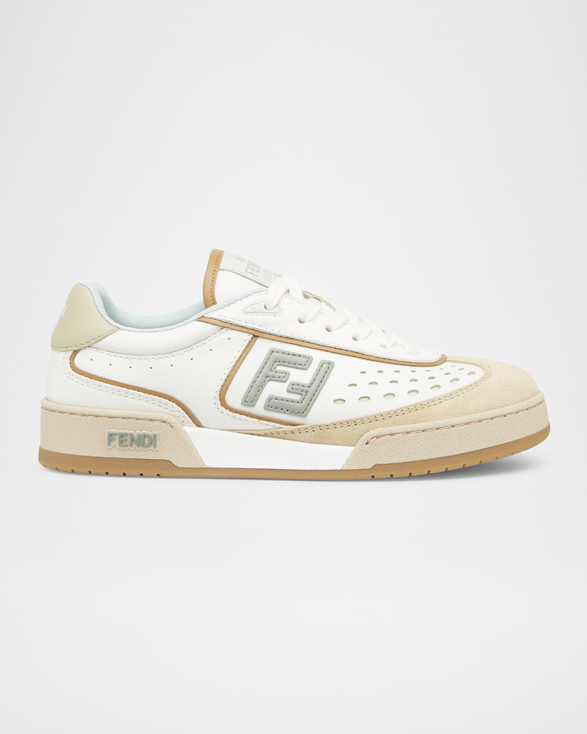 Match Calfskin Low-Top Sneakers