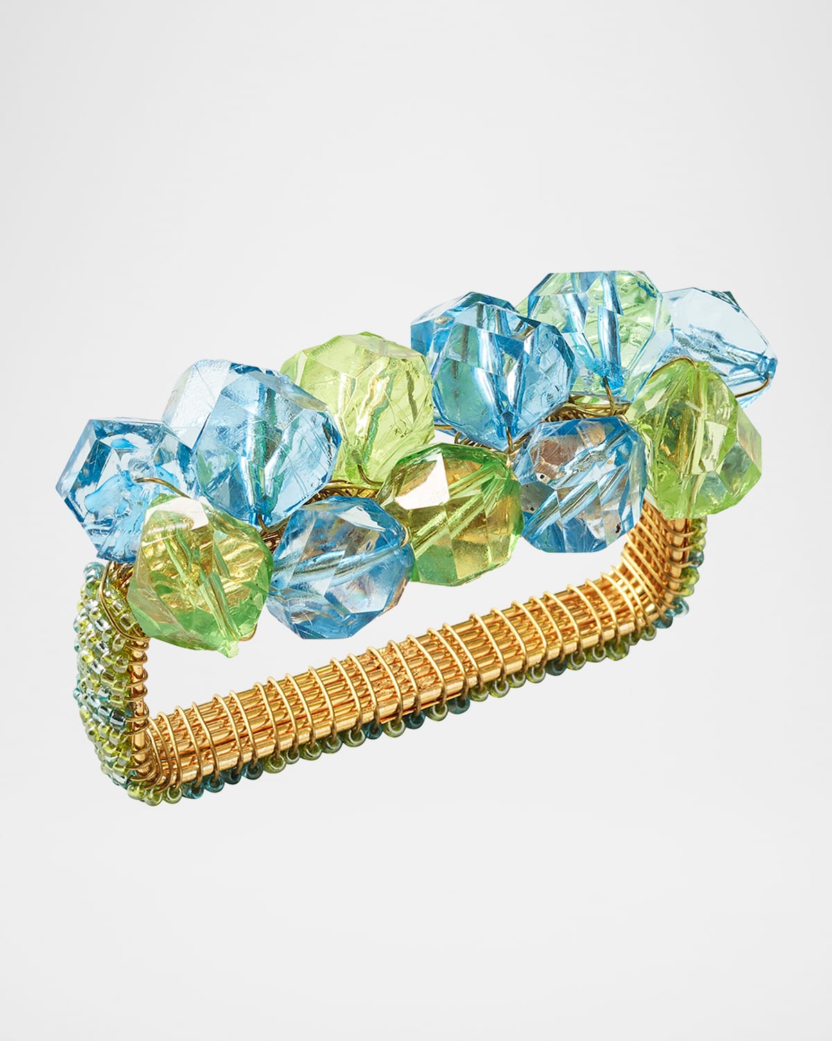 Kim Seybert Pop Rocks Napkin Ring In Blue/green