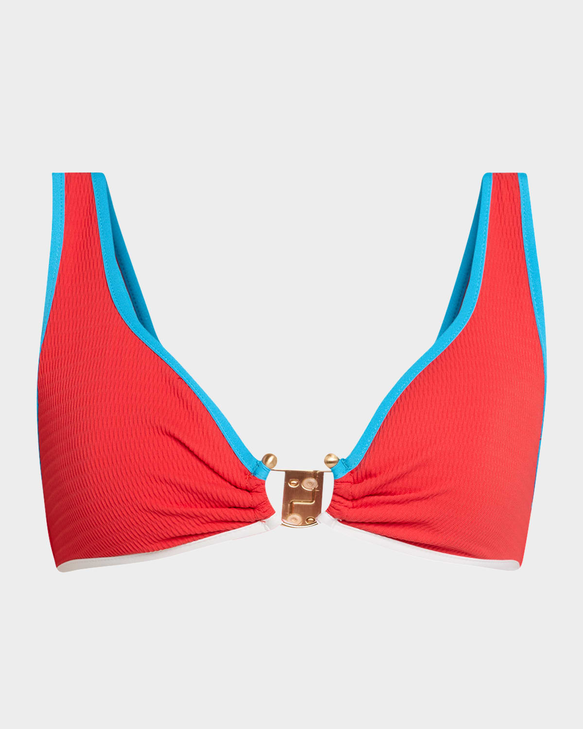 Shop Seafolly Ring Tank Bikini Top In Flame
