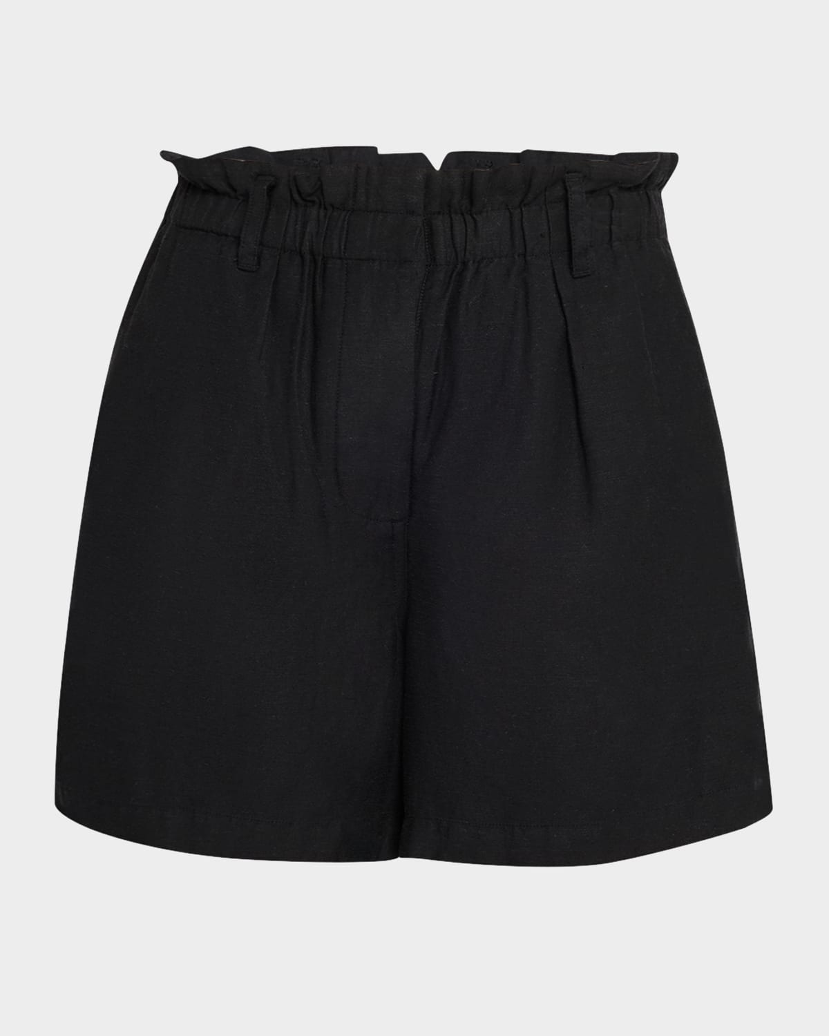 Rails Monte Paper Bag Shorts In Black