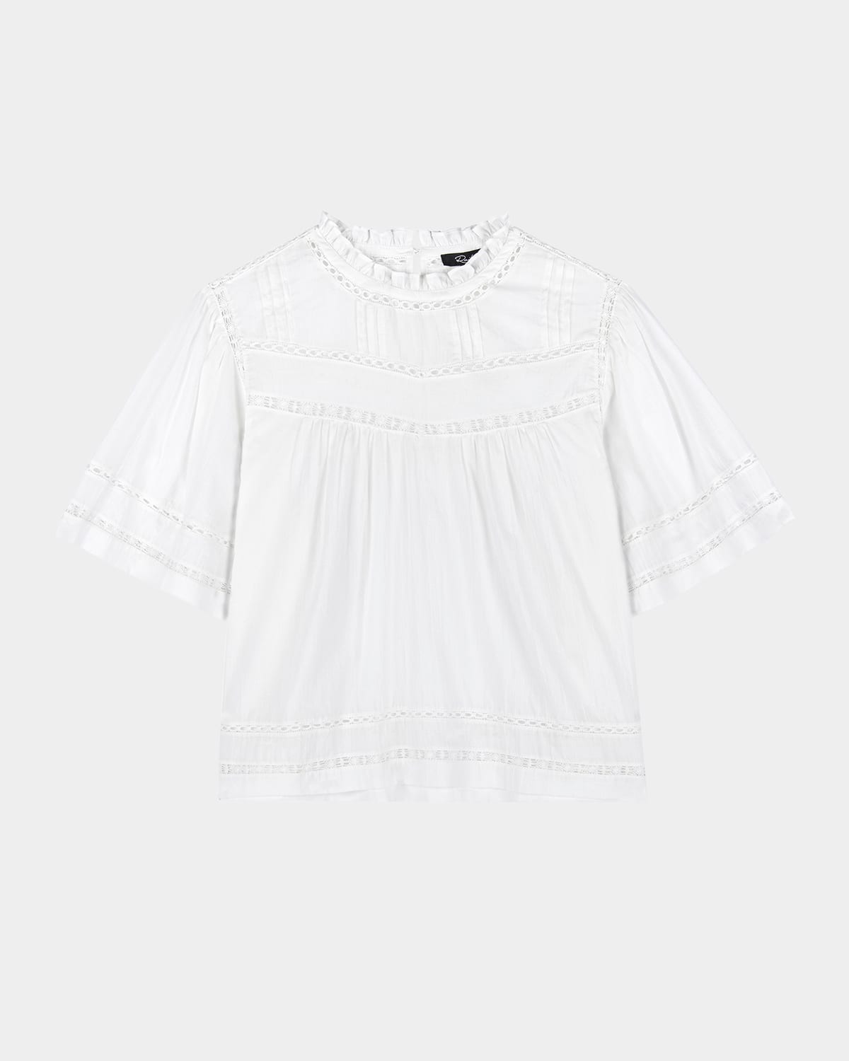 Daisy Eyelet-Embroidered Blouse