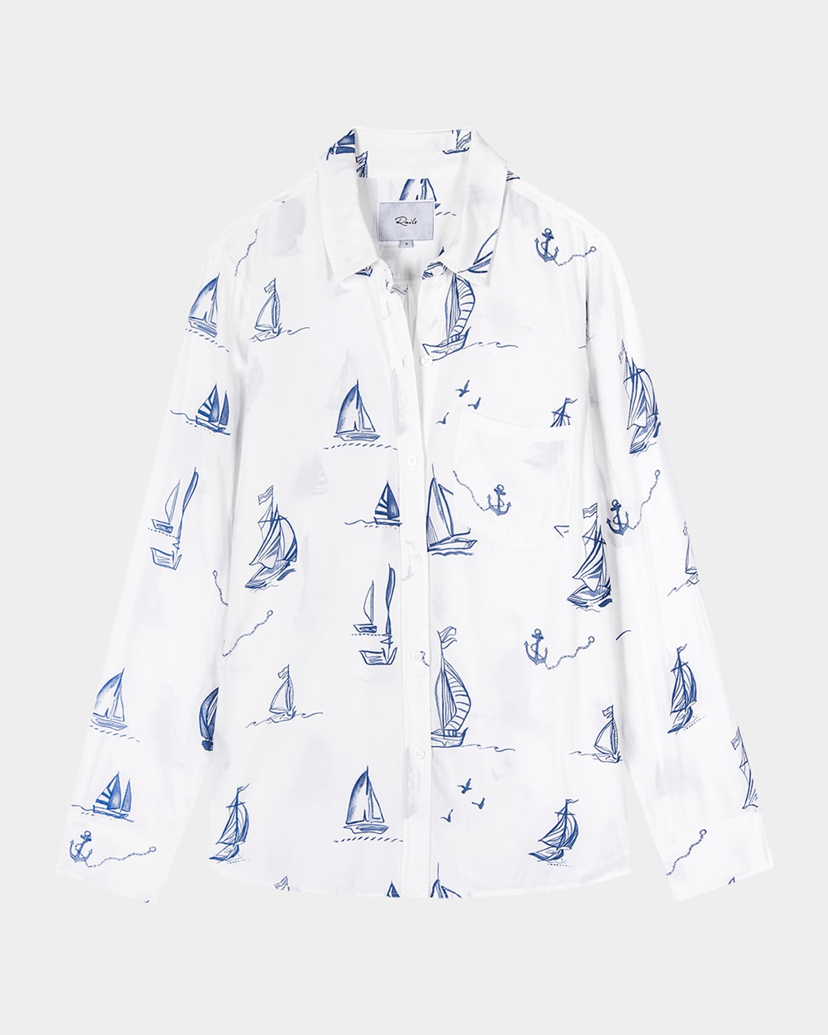 Sailboats Kathryn Button-Front Shirt