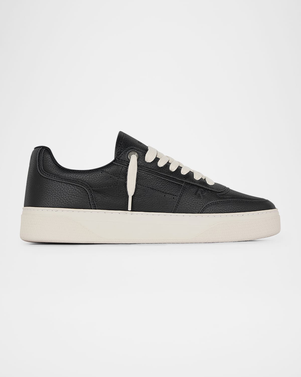 Men's Initial Leather Low-Top Sneakers