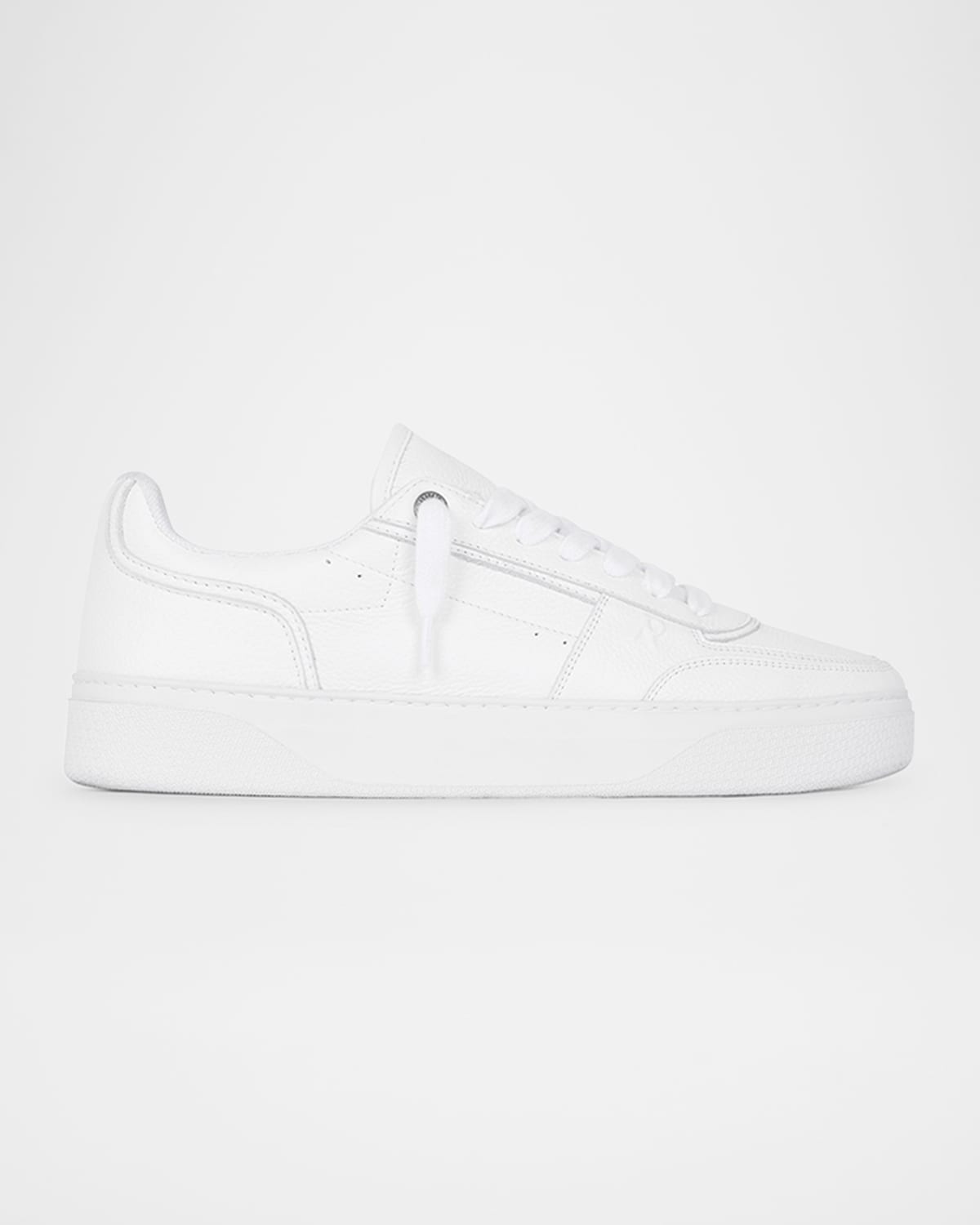Men's Initial Leather Low-Top Sneakers