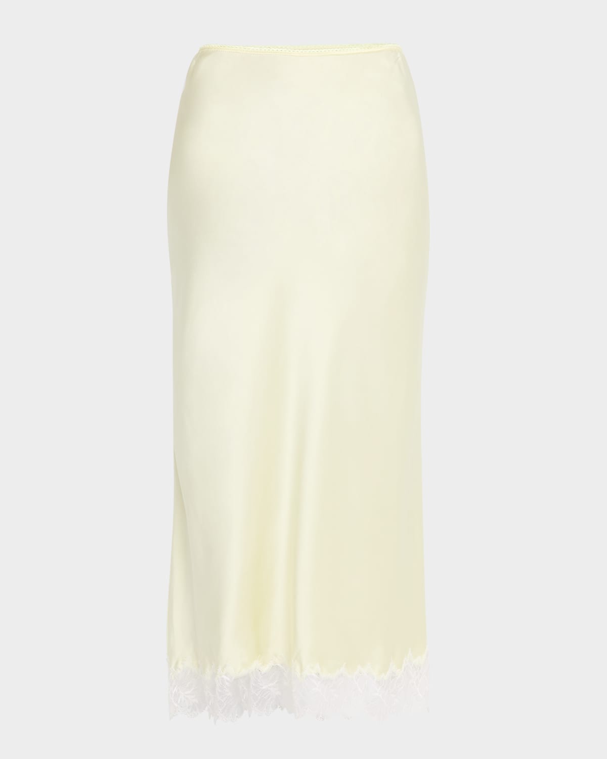 SABLYN MIRANDA SCALLOPED LACE BIAS-CUT SKIRT 