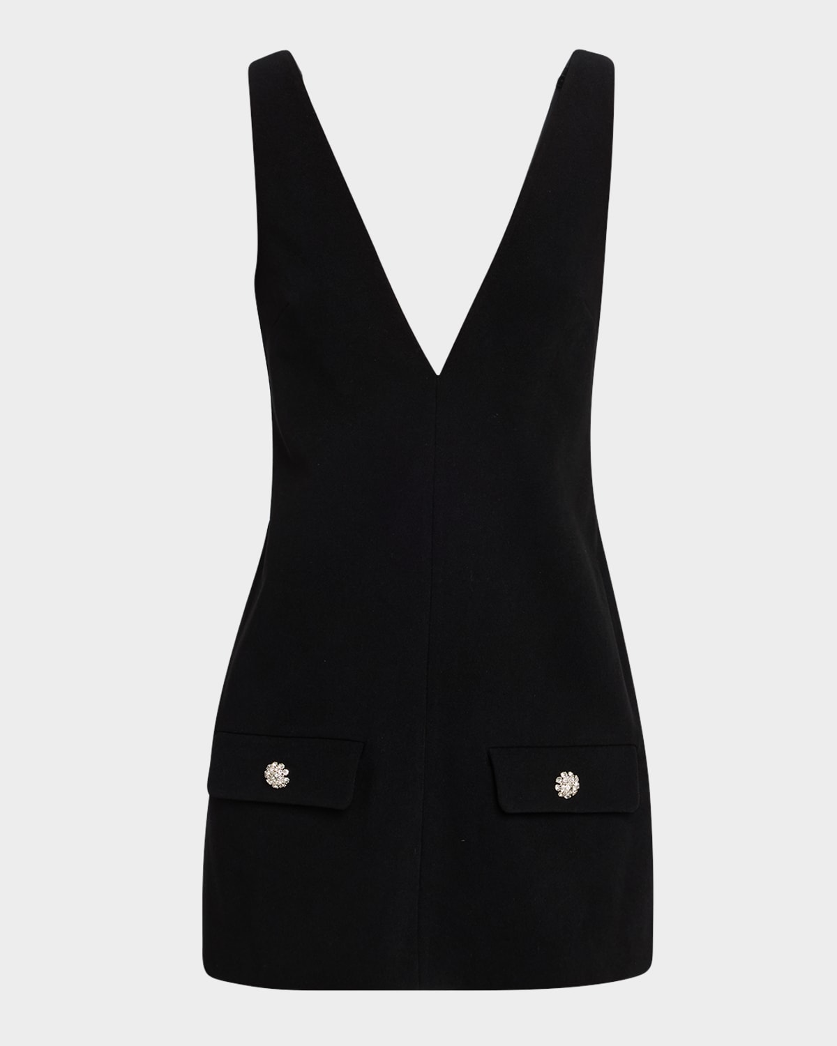 Sans Faff The Plunge V Playsuit In Black