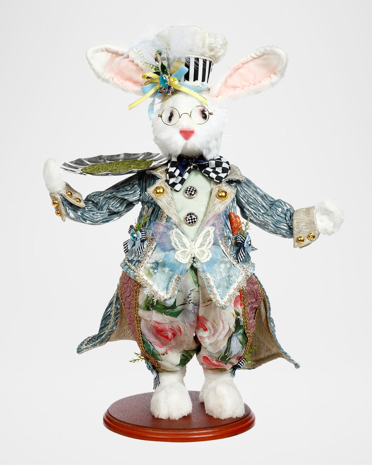 Mark Roberts Chef Rabbit With Tray, 20"