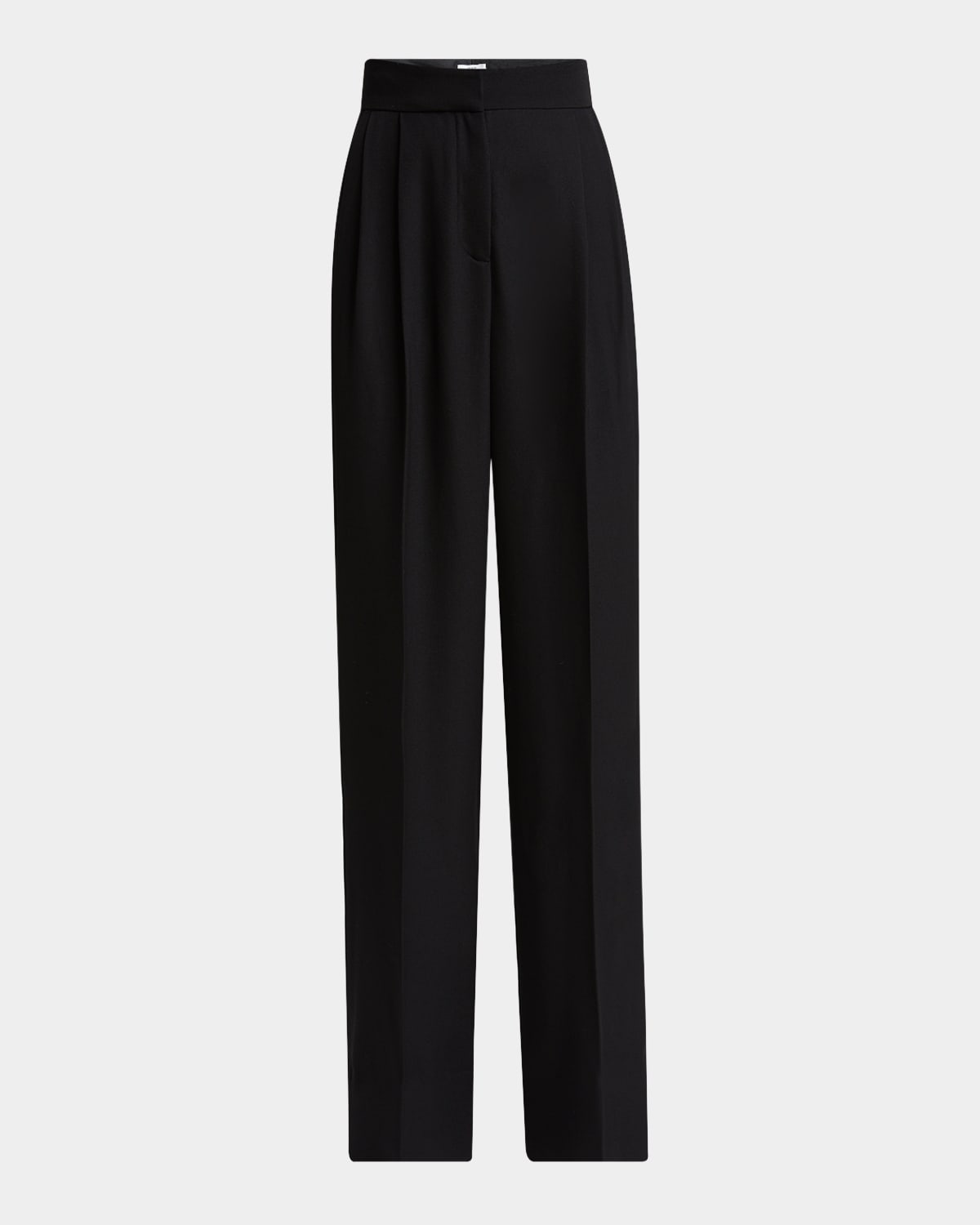 ERDEM PLEATED WIDE-LEG TROUSERS 