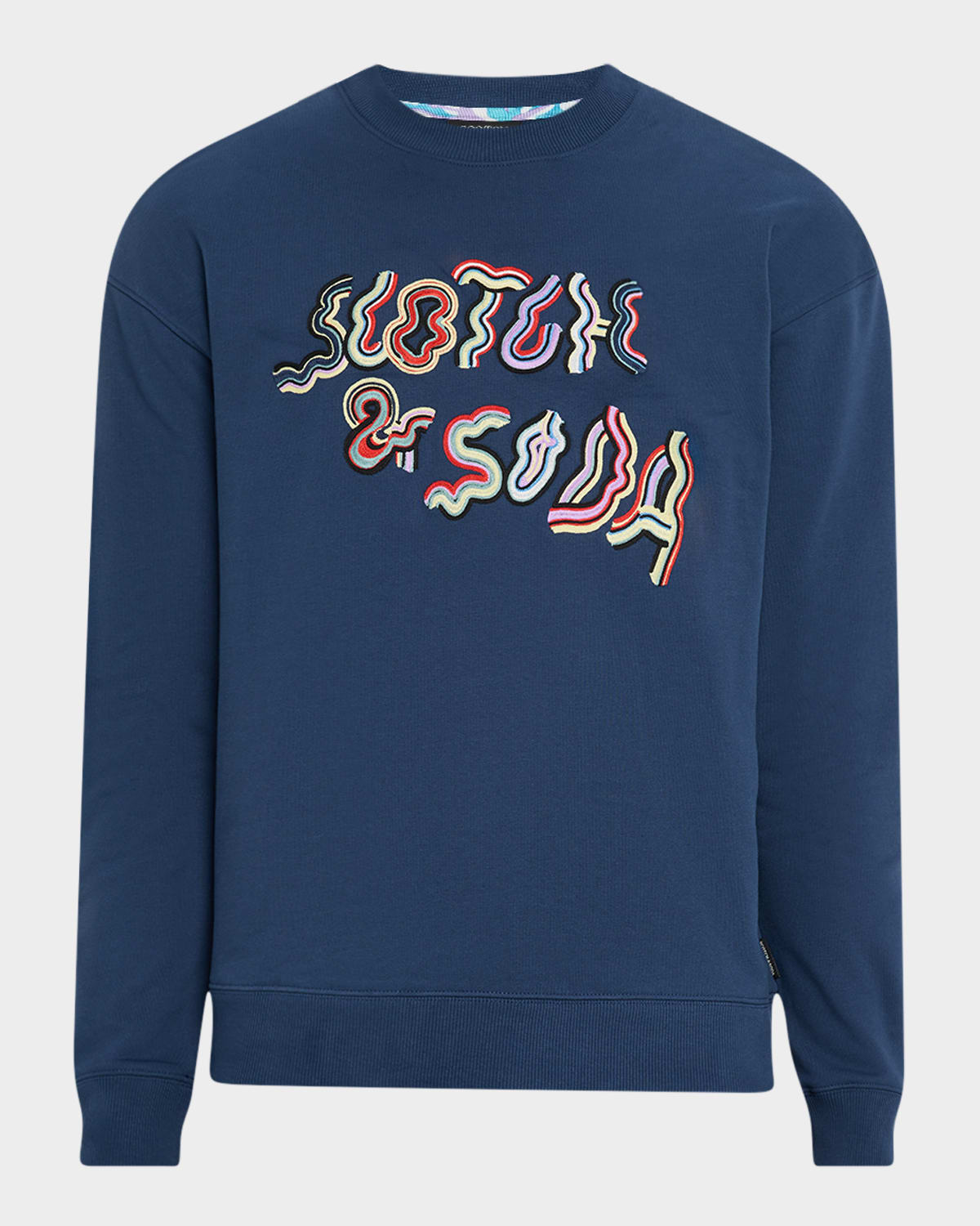 Men's Embroidered Relaxed-Fit Sweatshirt