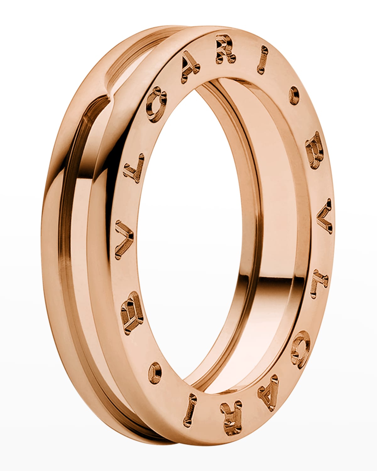 Unisex 18K Rose Gold Ring, Size 58